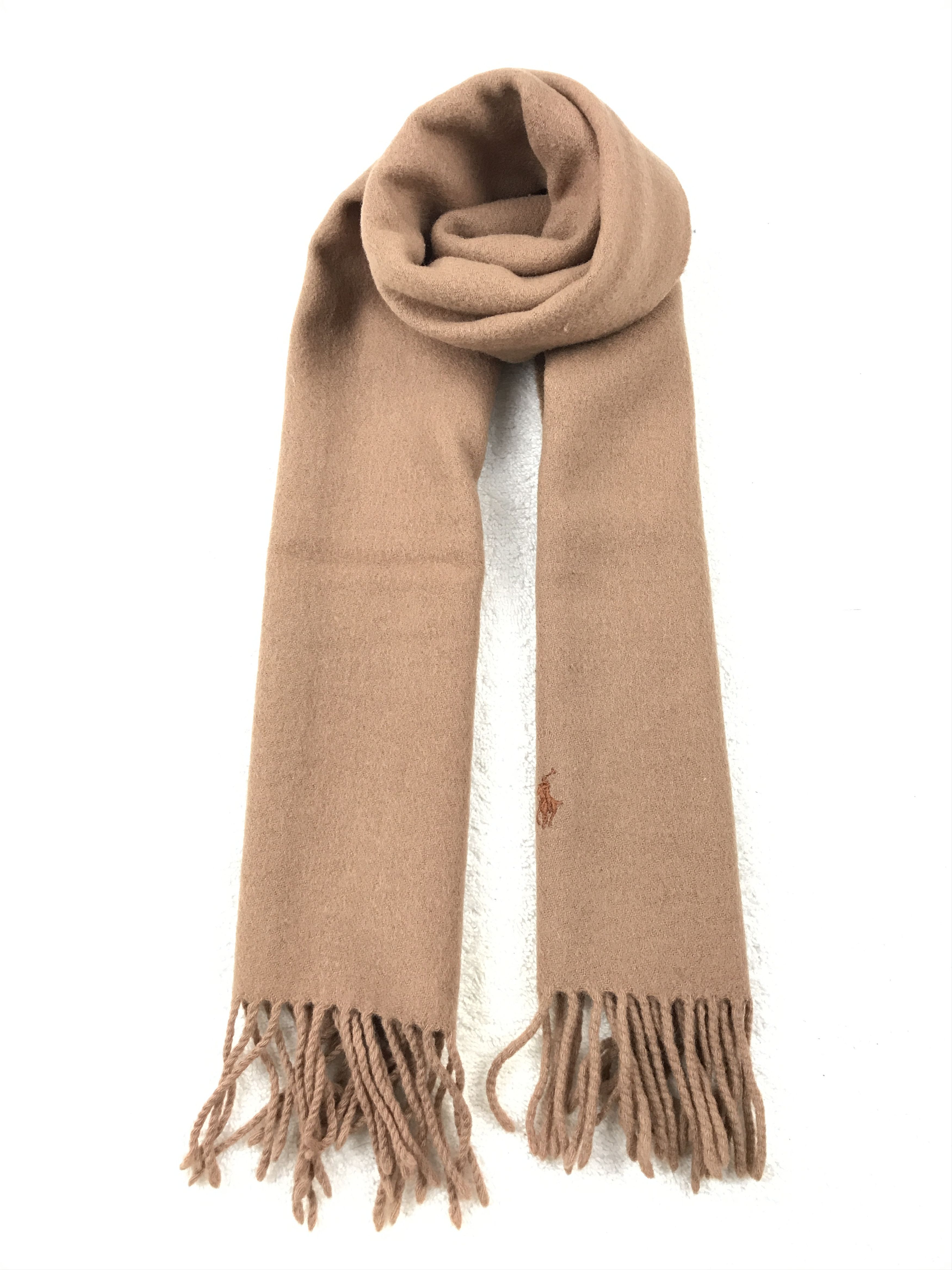 Vintage Polo Ralph Lauren Scarf Muffler Wool Cashmere