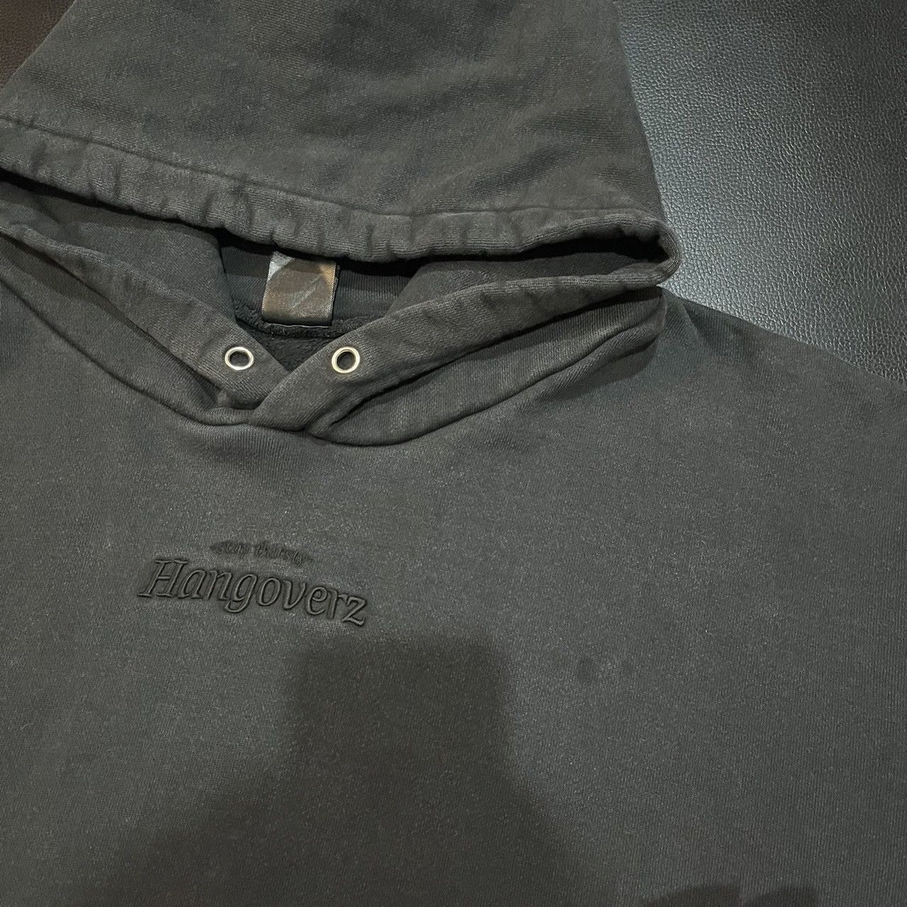 Japanese Brand hangoverz anti nose faded hoodie Size US L / EU 52-54 / 3 - 11 Thumbnail