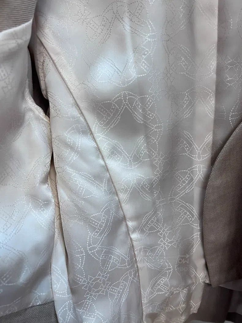 Vivienne Westwood Vivienne Westwood 3D Heart Collar Cotton Linen Jacket Size L / US 10 / IT 46 - 6 Thumbnail