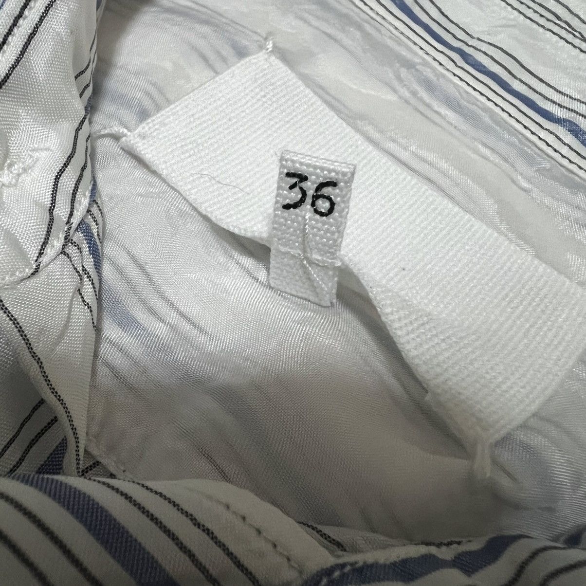 Maison Margiela SS20 Maison Margiela see through striped button ups shirt Size US XL / EU 56 / 4 - 5 Thumbnail