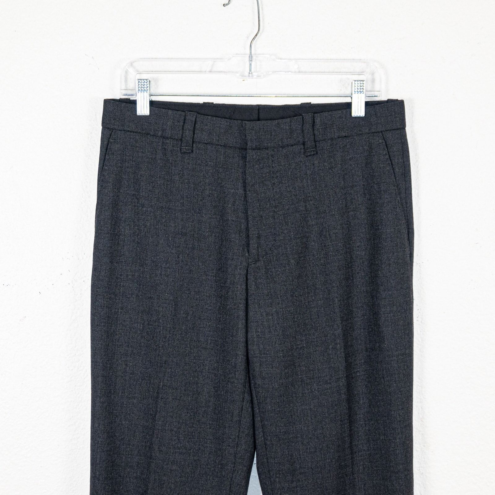 Rag & Bone Rag & Bone size 30 Charcoal Wool Trouser Pants Flat front Size US 30 / EU 46 - 8 Thumbnail