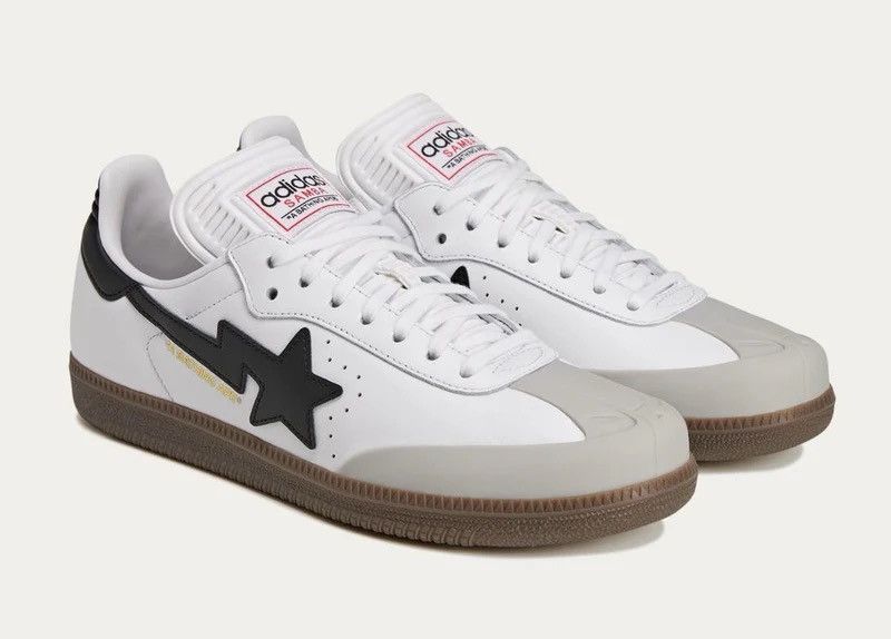 Bape Bape Adidas Samba Size ONE SIZE - 2 Thumbnail