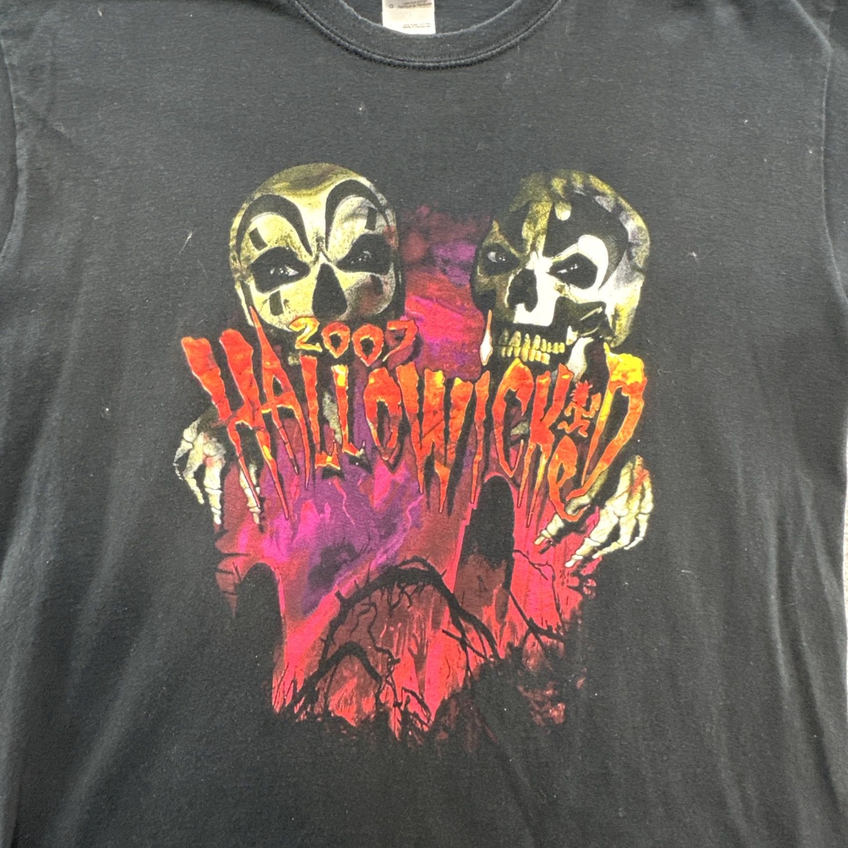 Gildan VINTAGE ICP T-Shirt Black Large Shaggy Violent J 2006 Y2K 90s Grunge Hip Hop Rock Graphic Print Gildan Men Short Sleeve Cotton Crew Neck Size US L / EU 52-54 / 3 - 2 Thumbnail