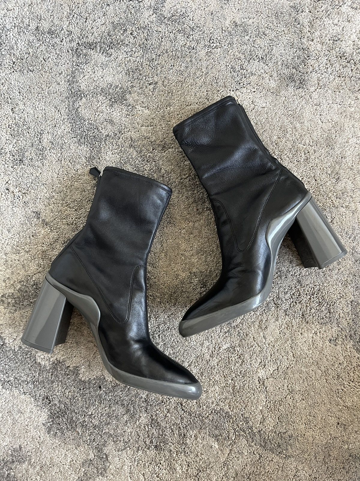 Prada Prada leather heels boots Size US 8.5 / IT 38.5 - 5 Thumbnail