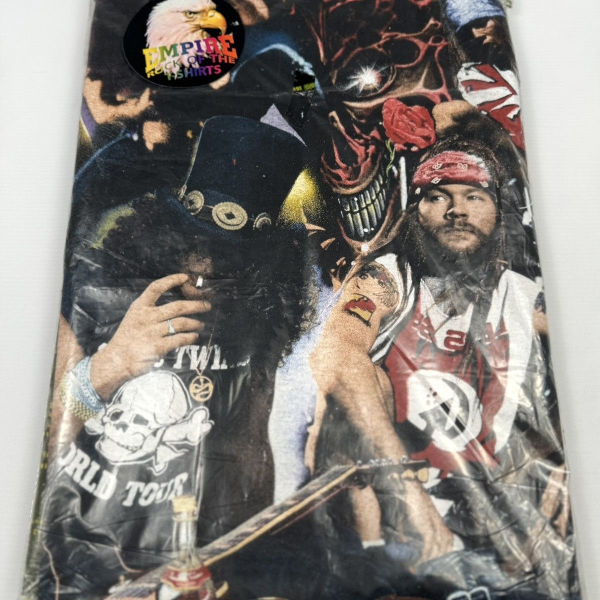Band Tees Vintage 90s Guns N’ Roses Axl Slash AOP Empire DS T Shirt Size US XL / EU 56 / 4 - 2 Thumbnail