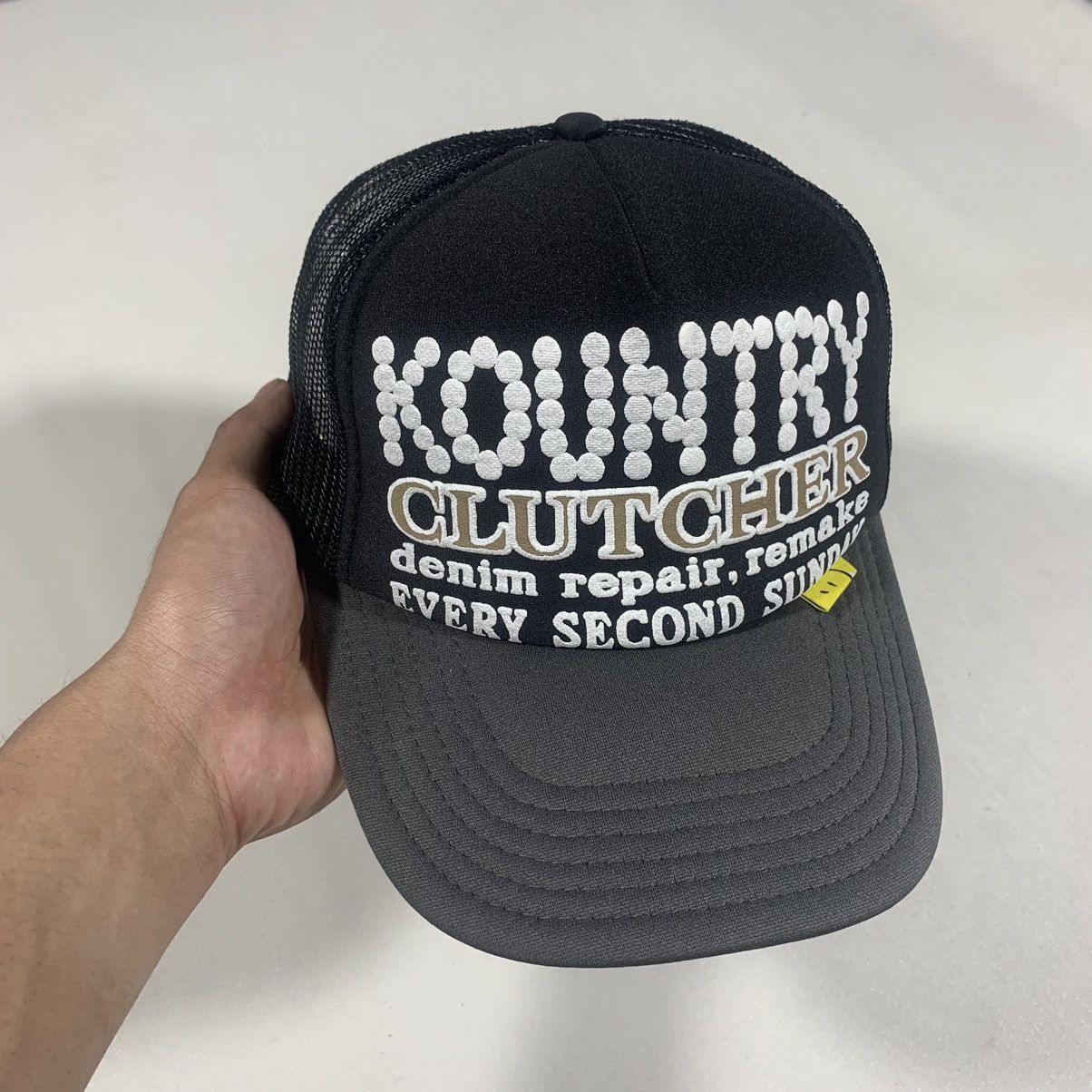 Kapital KAPITAL KOUNTRY PEARL CLUTCHER TRUCKER CAP BLACK Size ONE SIZE - 2 Thumbnail