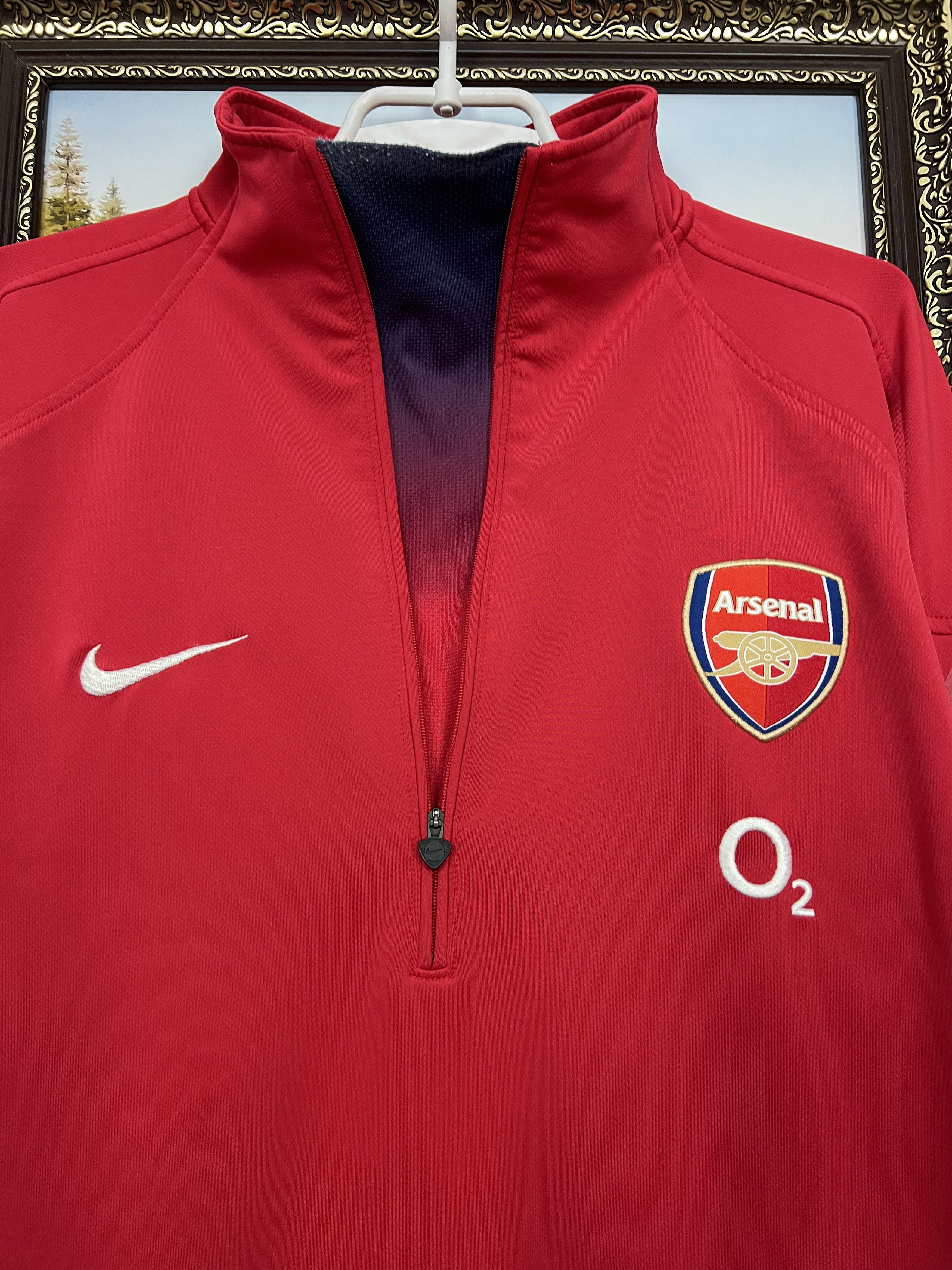 Nike Vintage Nike o2 Arsenal Football Train Sweatshirt Soccer Size US XL / EU 56 / 4 - 3 Thumbnail