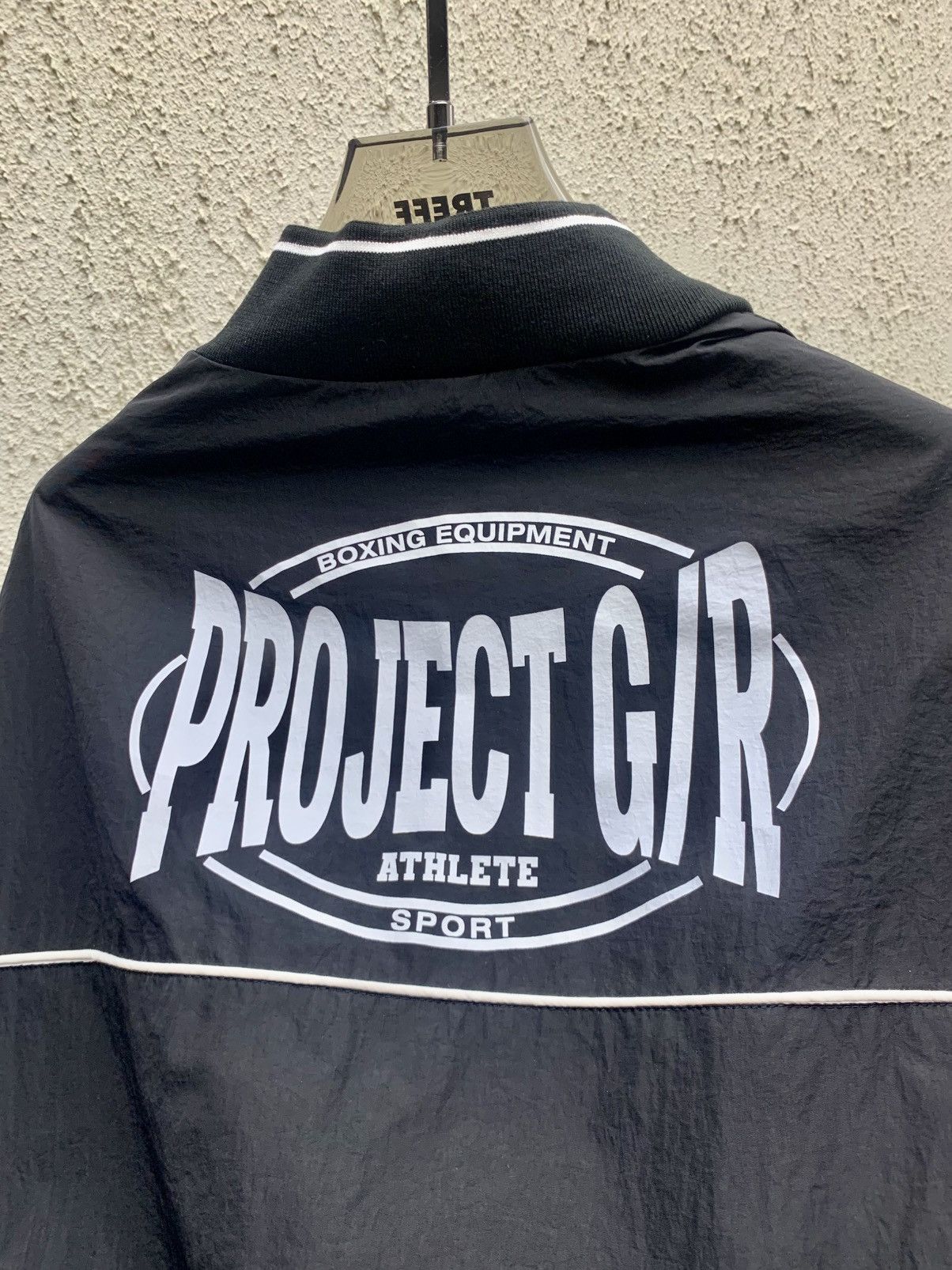 PROJECT GR UPSIDE DOWN TRACK JACKET - BLACK