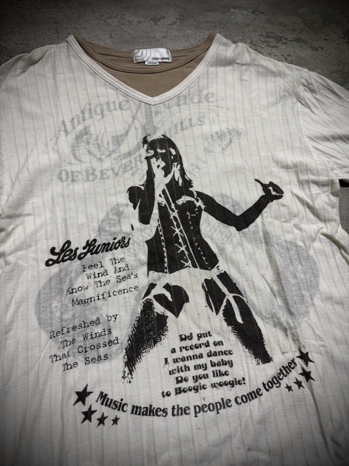 Hysteric Glamour Y2k 31040=Homme double layer ifsixwasnine poem tshirt Size US M / EU 48-50 / 2 - 2 Thumbnail