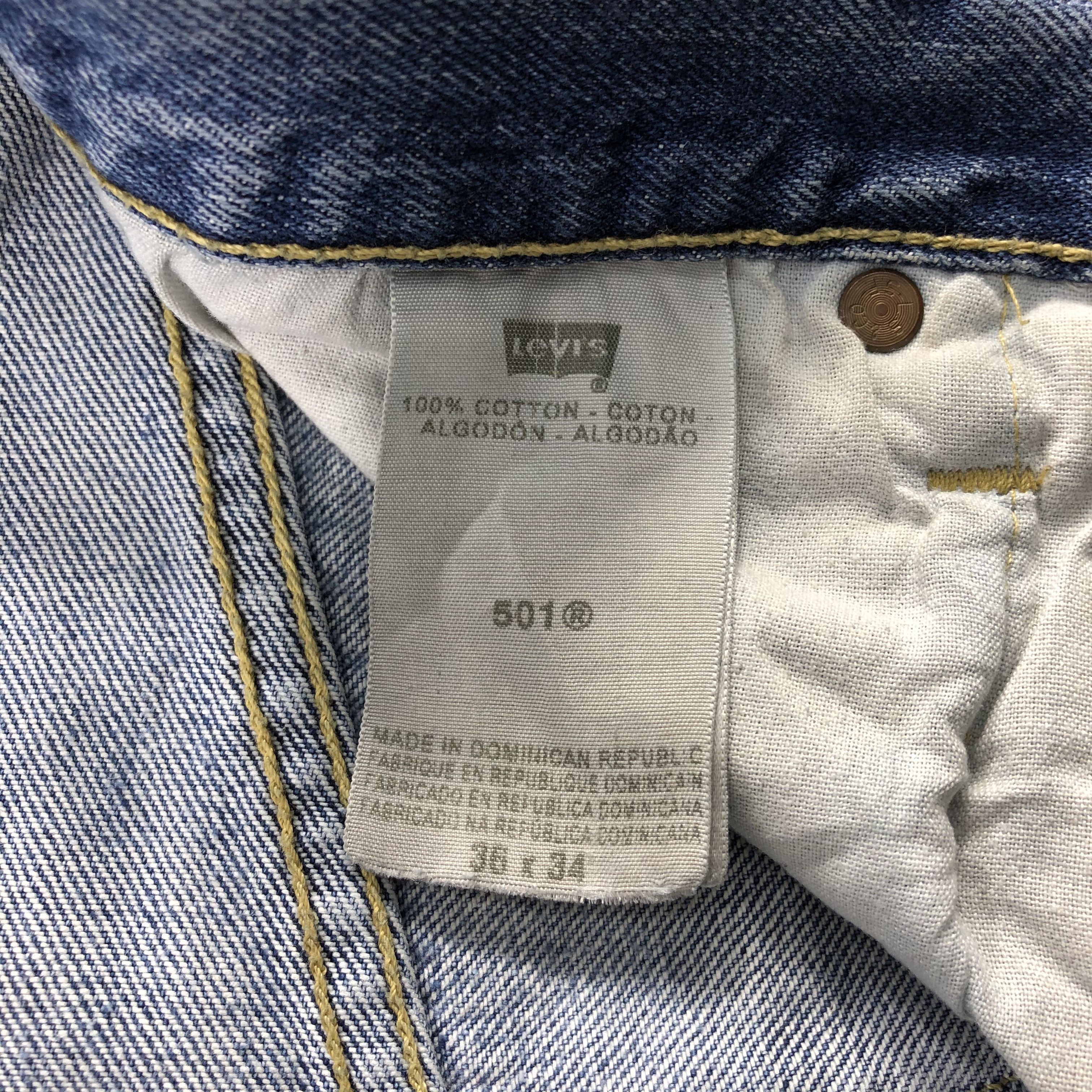 Levi's Vintage Distress Levis 501 Jeans-JM1102 Size US 36 / EU 52 - 10 Thumbnail