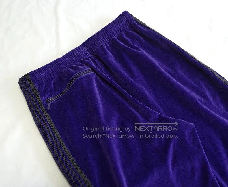 Needles Needles Narrow Track Pant Purple S. Size US 27 - 4 Thumbnail