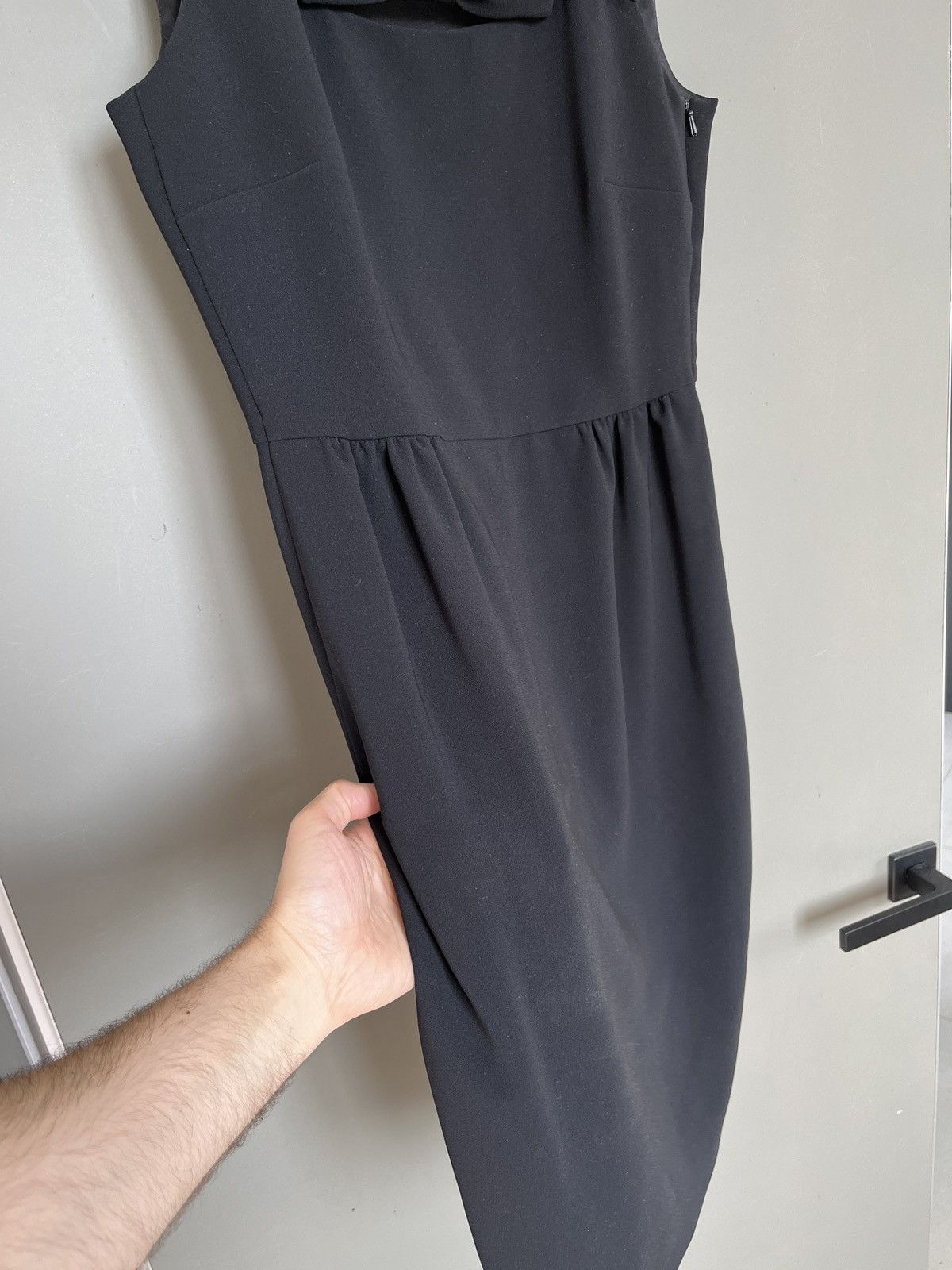 Boutique Moschino Boutique Moschino Classic Black Dress Size M / US 6-8 / IT 42-44 - 7 Thumbnail
