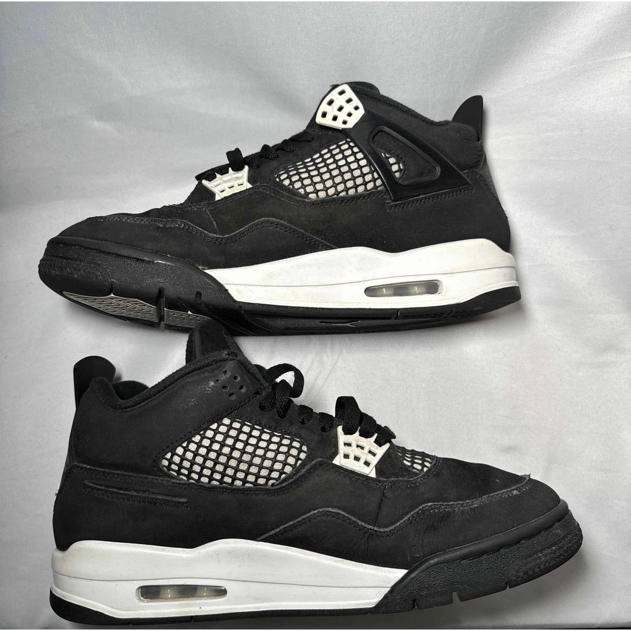 Jordan Brand × Nike Size 9.5 - Nike Air Jordan 4 RetroWhite Thunder Men's Shoes Size US 9.5 / EU 42-43 - 3 Thumbnail