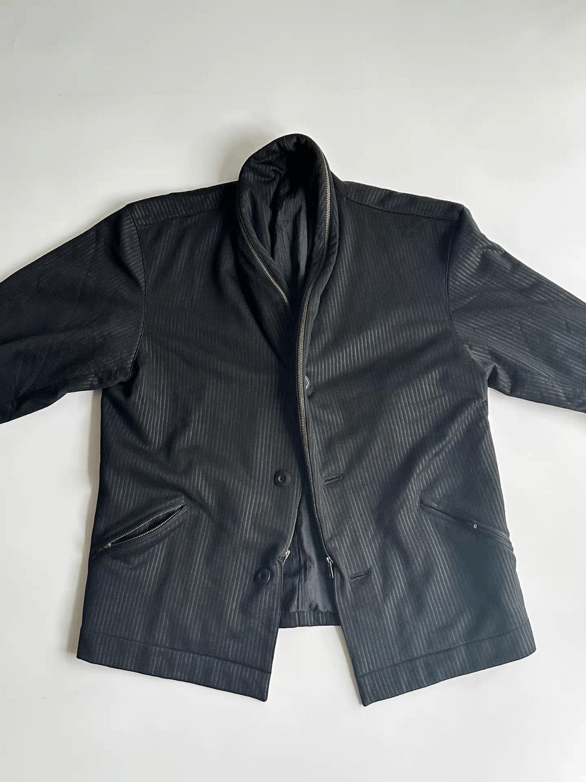 Issey Miyake Issey Miyake Men Y-Neck Jacket-2508 Size US M / EU 48-50 / 2 - 2 Thumbnail