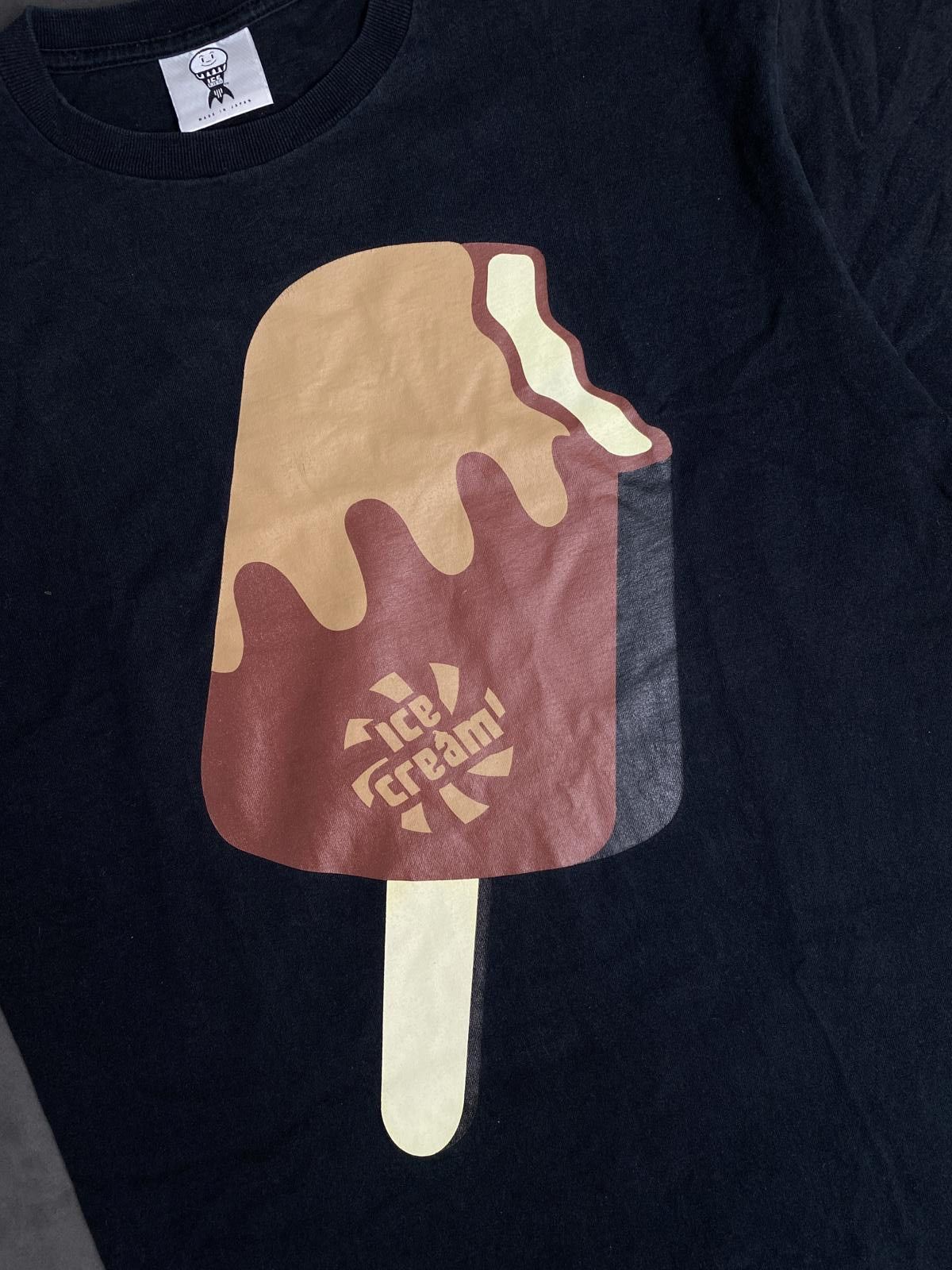 Icecream Vintage Made in Japan ICECREAM Fudge S/S Black T-Shirt Large Size US L / EU 52-54 / 3 - 4 Thumbnail