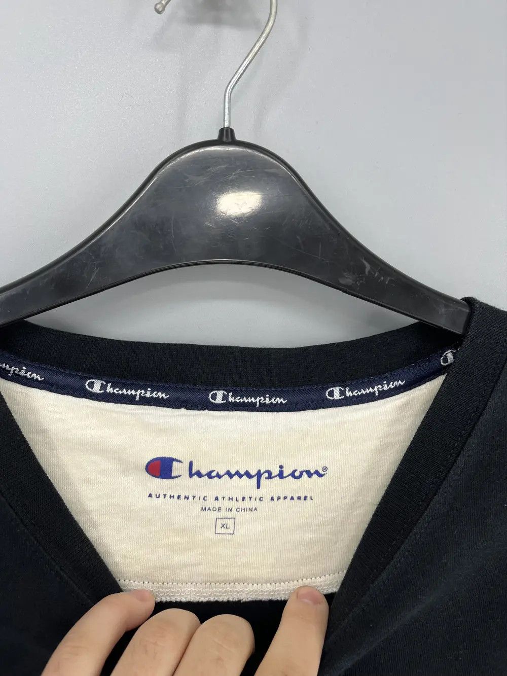 Champion Vintage Y2K Champion Big Logo T-Shirt Streetwear Style Size US XL / EU 56 / 4 - 7 Thumbnail