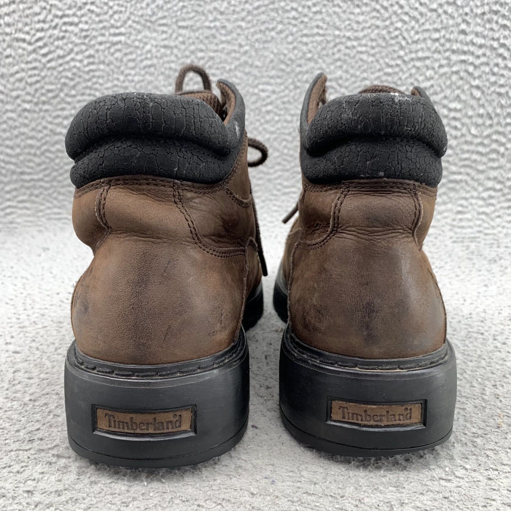 Timberland Timberland Leather Boot Men 10.5 Brown Steel Toe Safety Workwear Outdoor Utility Shoe (Mid-Calf) Mens Size US 10.5 / EU 43-44 - 5 Thumbnail
