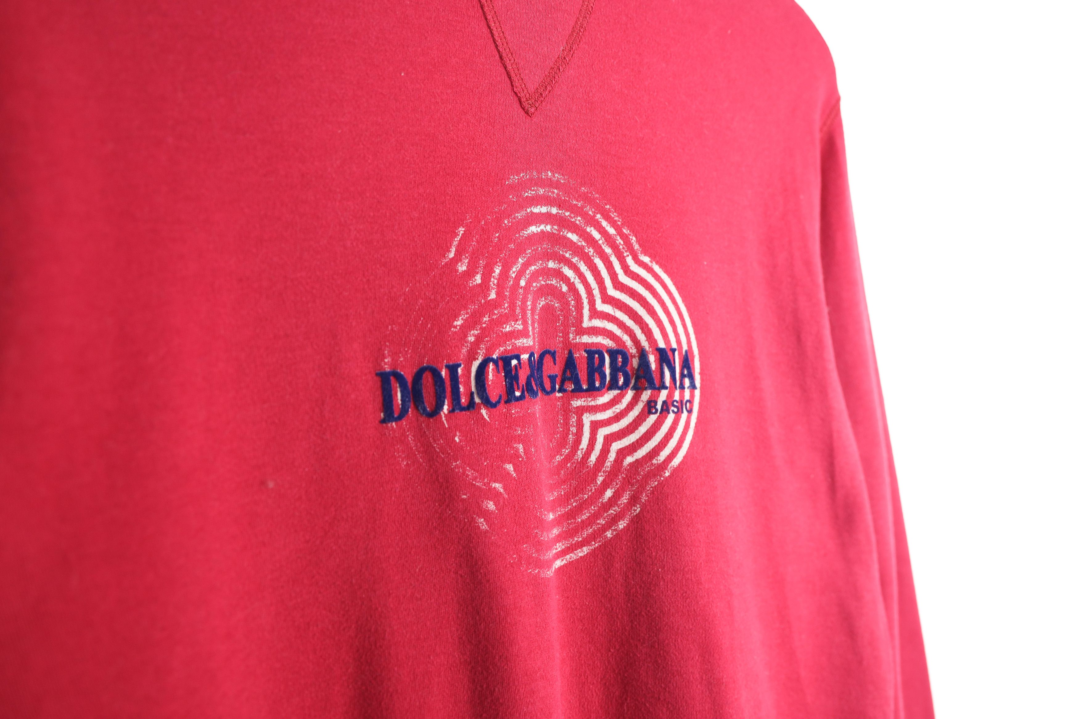 Dolce & Gabbana Vintage Dolce & Gabbana Big Logo Crew Long Sleeve T-shirt Size US M / EU 48-50 / 2 - 4 Thumbnail
