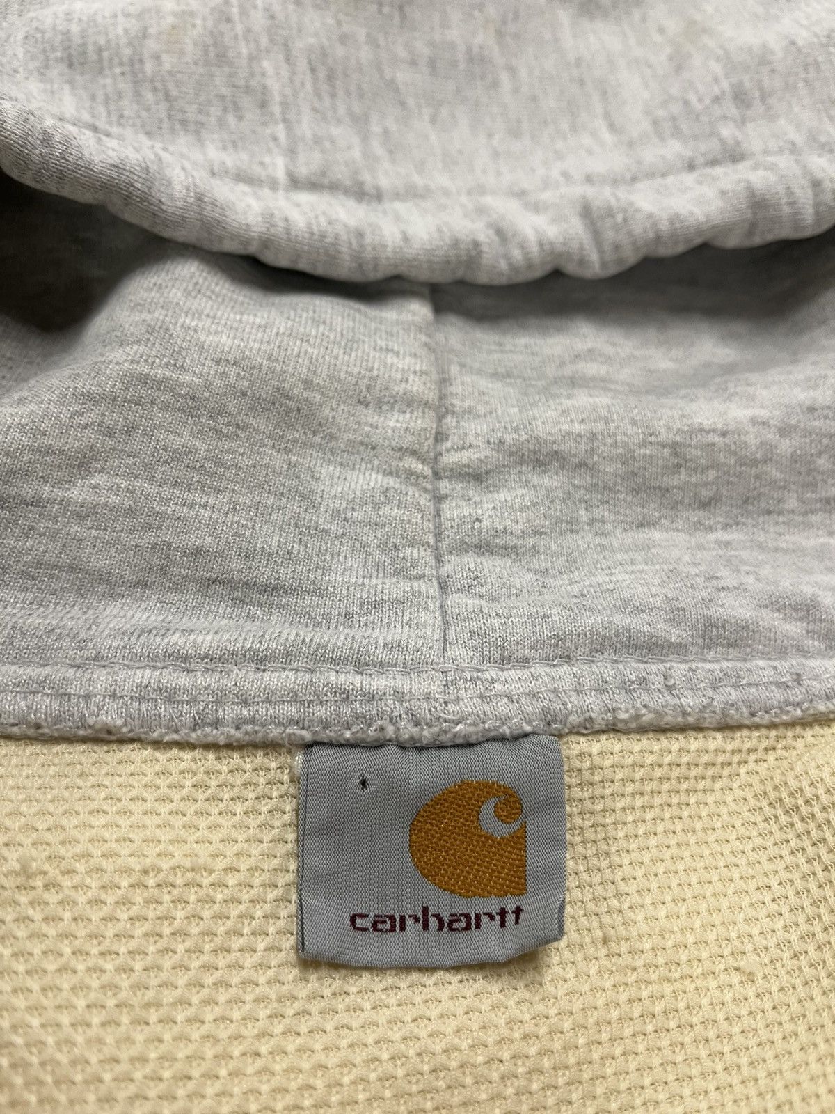 Carhartt × Vintage Carhartt zip up thermal lined vintage hoodie streetwear hype Size US XL / EU 56 / 4 - 9 Thumbnail