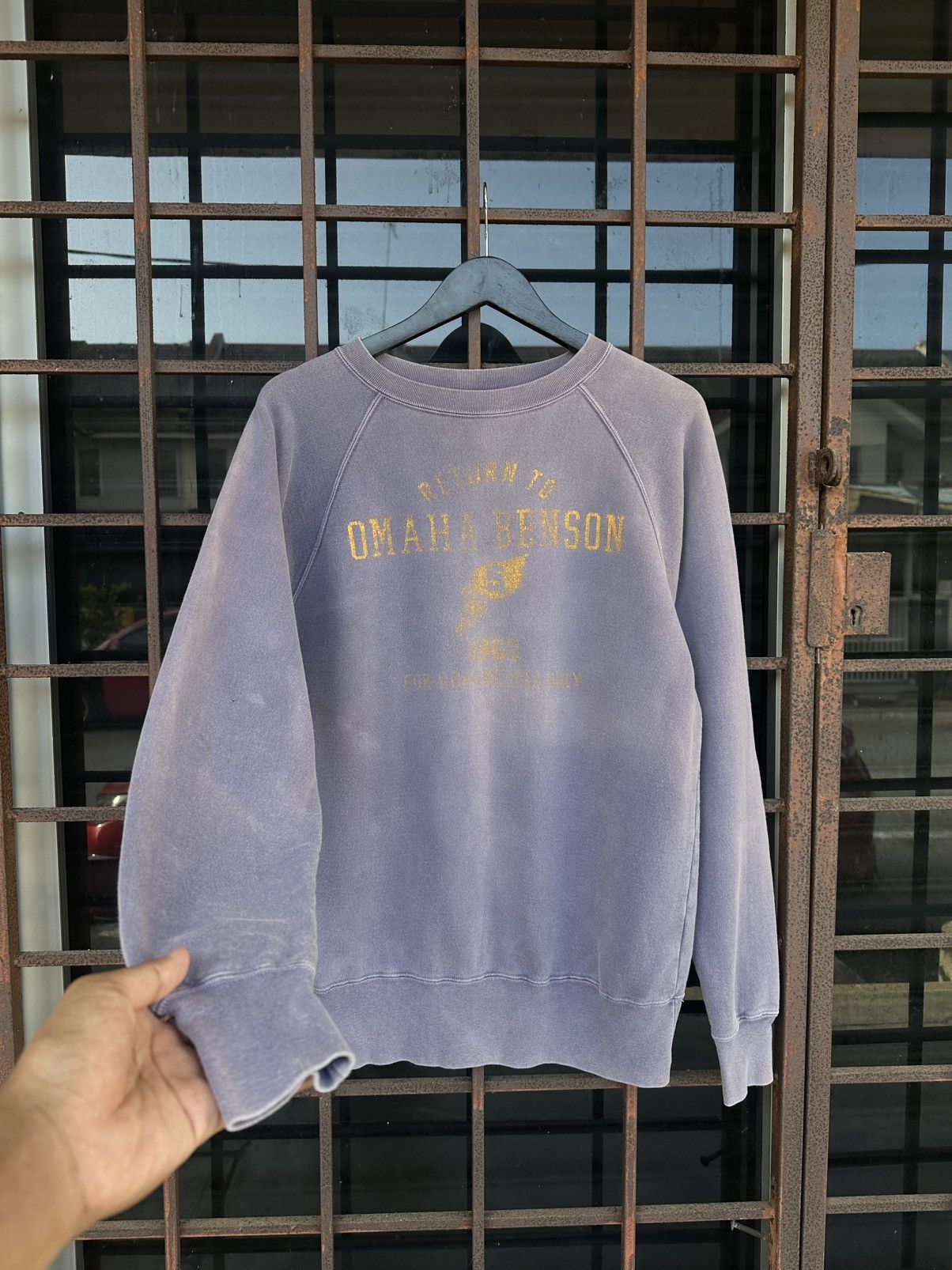 Vintage Thrashed Sun Faded Omaha Benson Distressed Erd Grunge Size US S / EU 44-46 / 1 - 1 Thumbnail