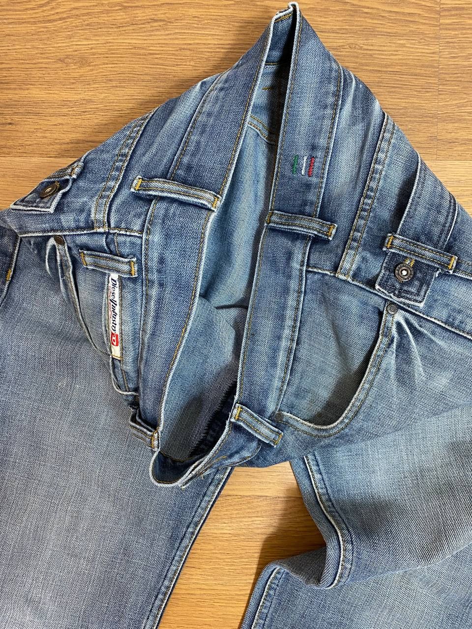 Diesel Vintage Y2K Diesel Washed Distressed Denim Jeans Slim Size US 34 / EU 50 - 8 Thumbnail