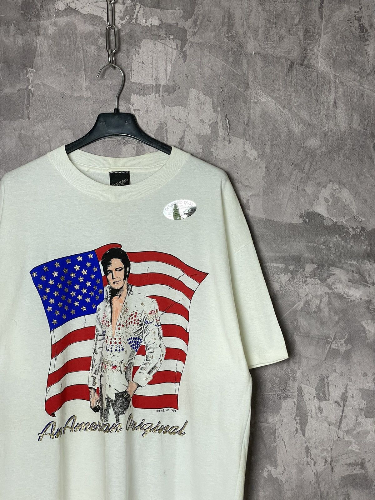 Band Tees × Vintage Vintage 1990 ELVIS PRESLEY Pop Band T Shirt Made In USA Size US L / EU 52-54 / 3 - 3 Thumbnail