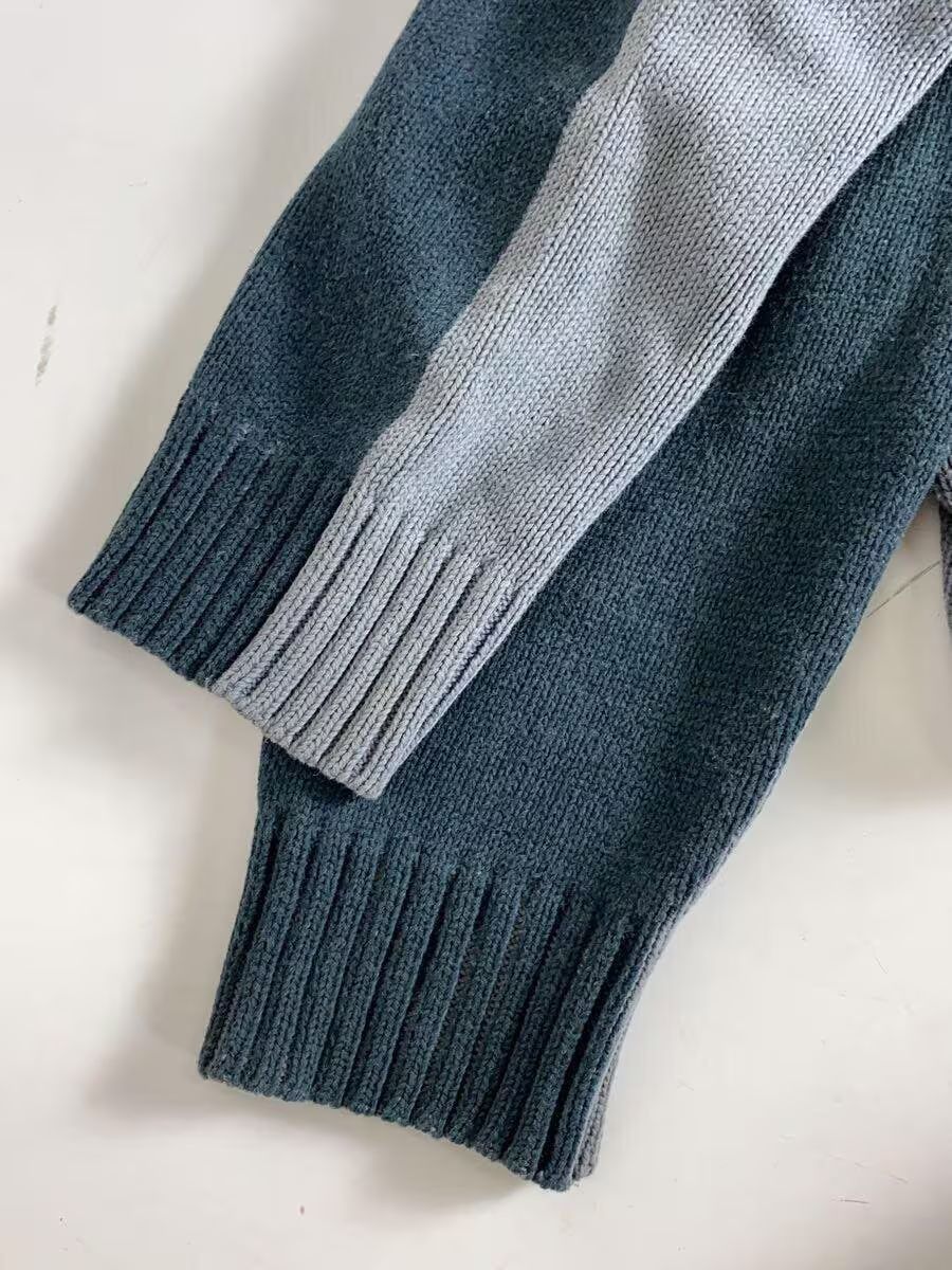 Maison Margiela Archive 2 Tone Knit Sweater Size US S / EU 44-46 / 1 - 6 Thumbnail