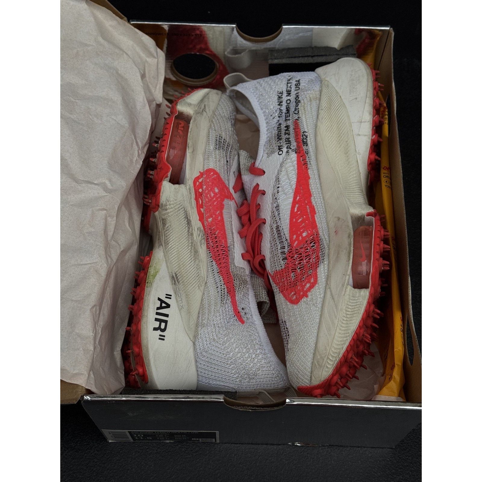 Nike CV0697-100 Off-White Nike Air Zoom Tempo Next% Flyknit Solar Size US 10 / EU 43 - 8 Thumbnail