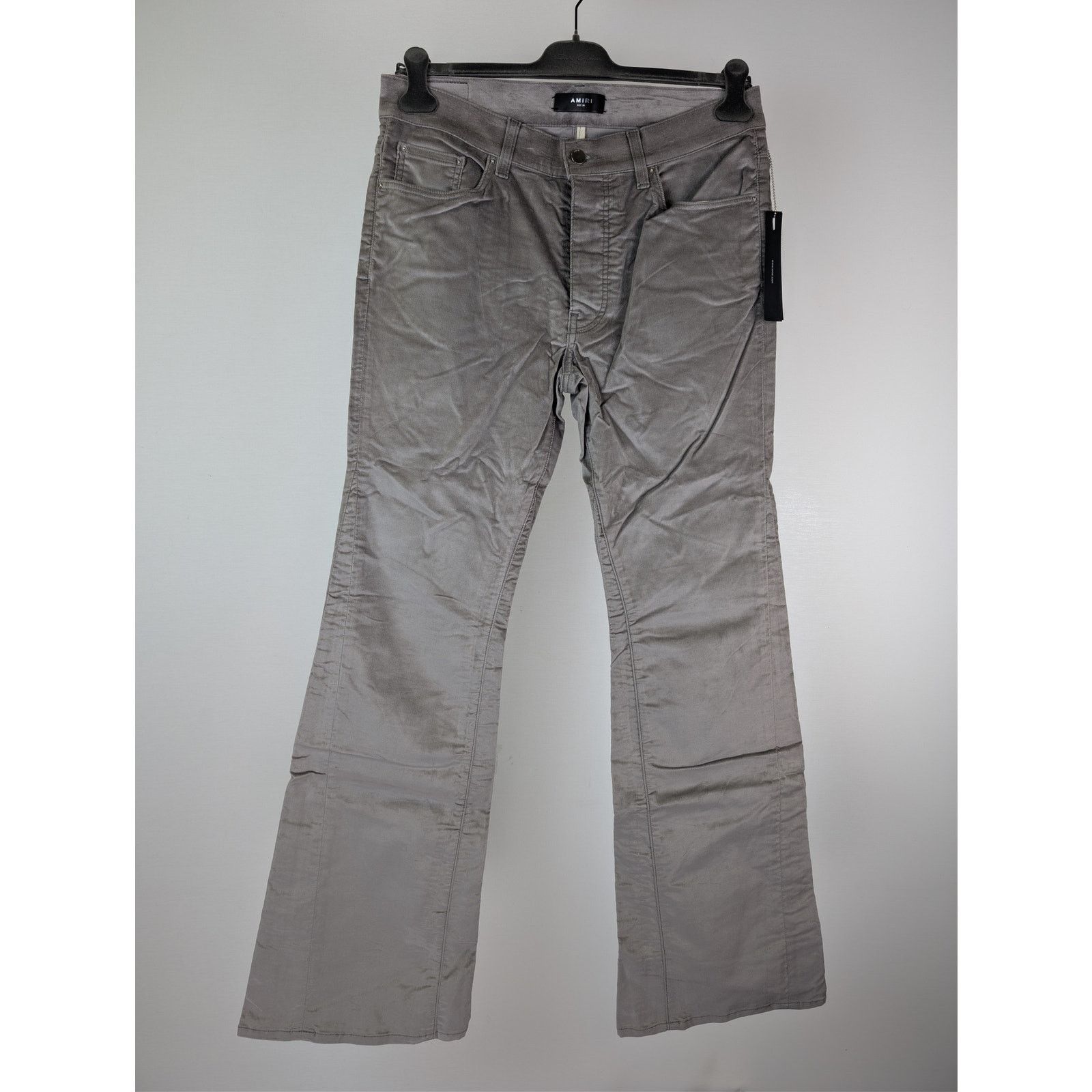 Amiri o1rshd1 Relaxed-Fit Corduroy Pants in Grey Size US 36 / EU 52 - 9 Thumbnail