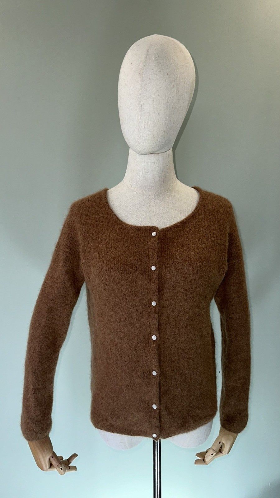 Sezane Sezane Women's Gaspard Brown Cardigan Size S Size S / US 4 / IT 40 - 5 Thumbnail
