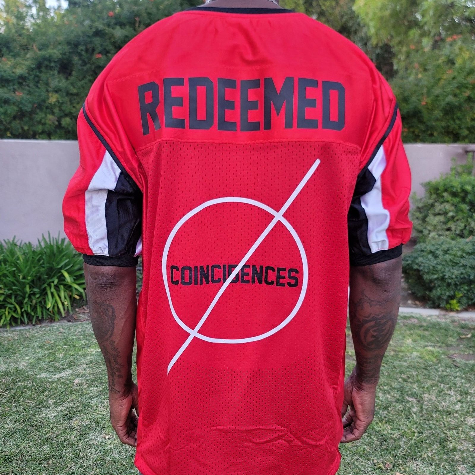 The Unbranded Brand Continual Coincidences Brand Upcycled Vtg Jersey REDEEMED Size US XL / EU 56 / 4 - 3 Thumbnail