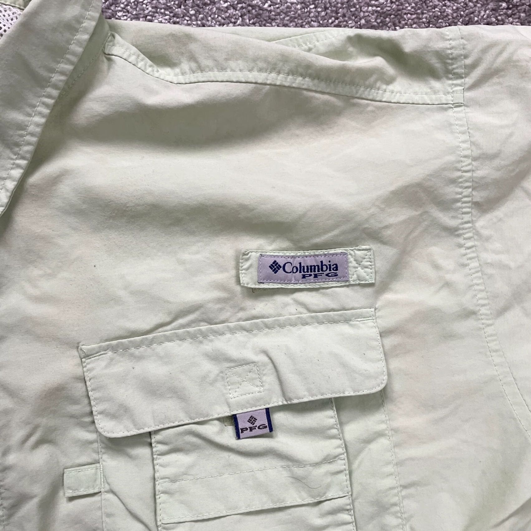 Vintage Columbia PFG Omni-Shade Fishing Shirt Mens XL Green Short Sleeve Button-Up Outdoor Casual Size US XL / EU 56 / 4 - 5 Thumbnail