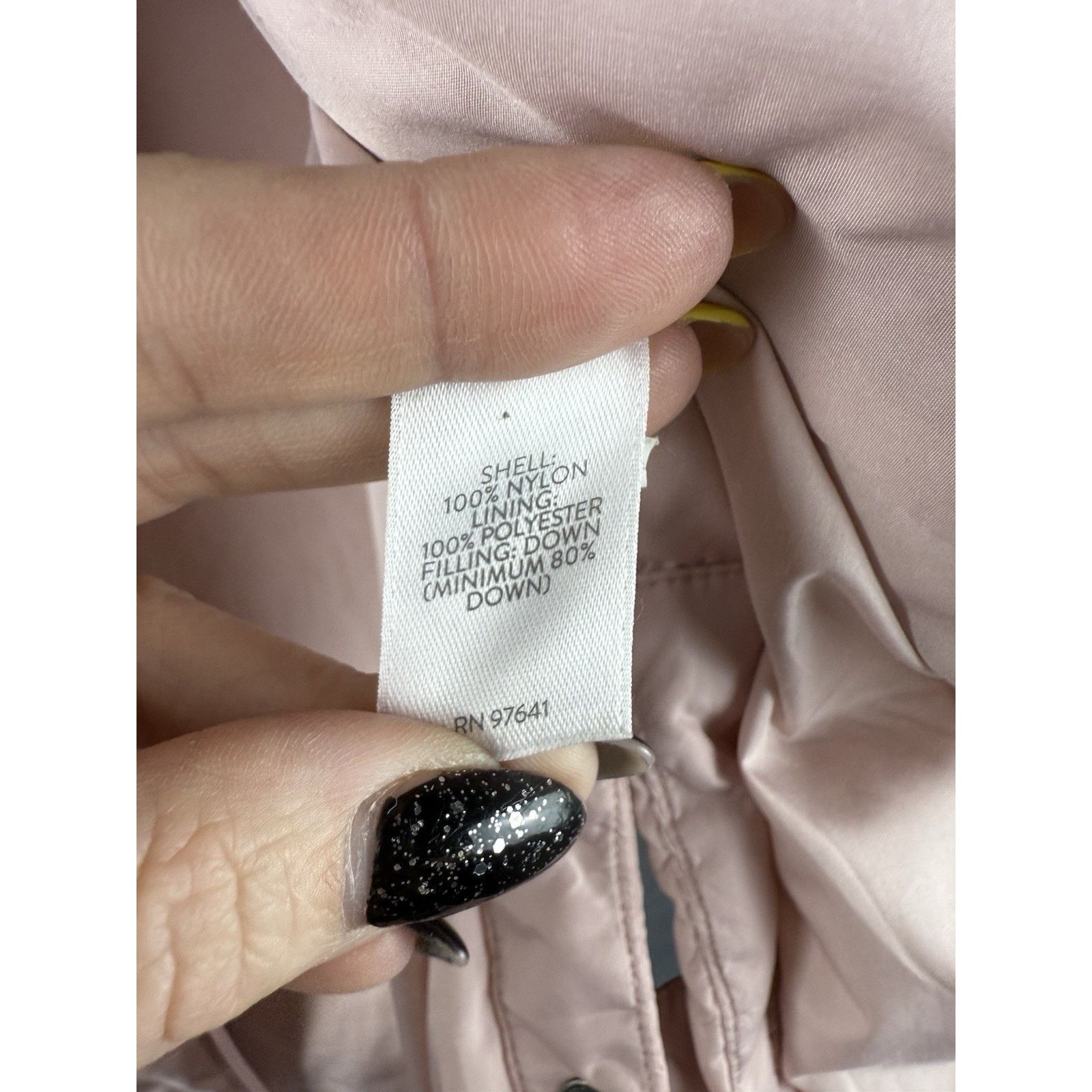 J. Jill J Jill Down Puffer Vest Womens Small Pink Full Zip Pockets Size S / US 4 / IT 40 - 6 Thumbnail