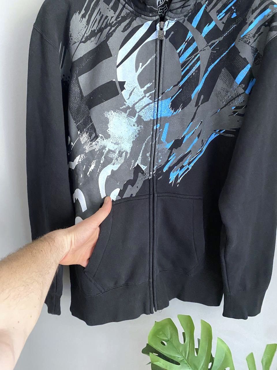 Fox Racing Fox Racing Y2K Men's Full Zip Black Hoodie, Size L Size US L / EU 52-54 / 3 - 4 Thumbnail