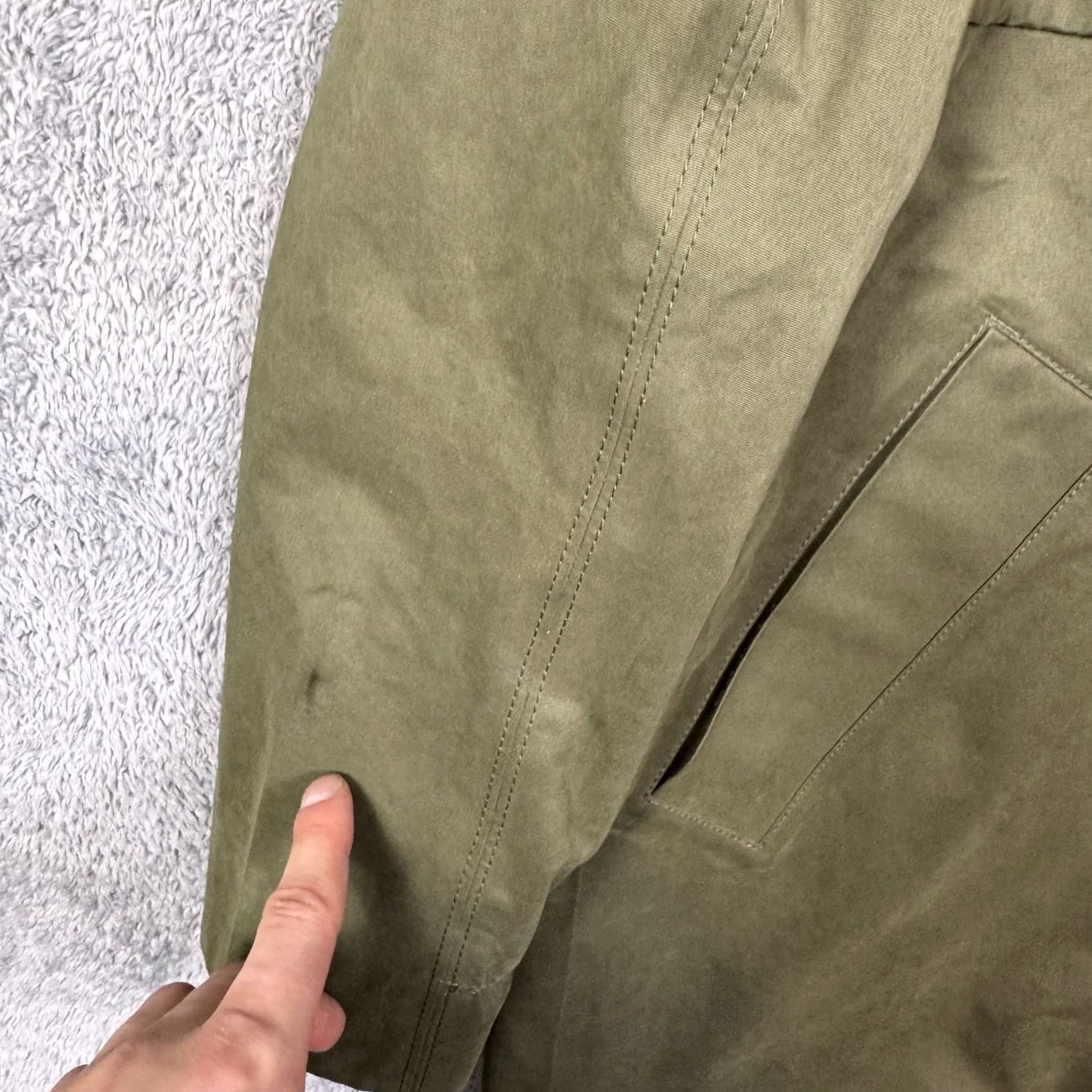 Lululemon Lululemon Jacket Womens 6 Rain Shaker Trench FATG Fatigue Waterproof Full Zip Green Size M / US 6-8 / IT 42-44 - 5 Thumbnail