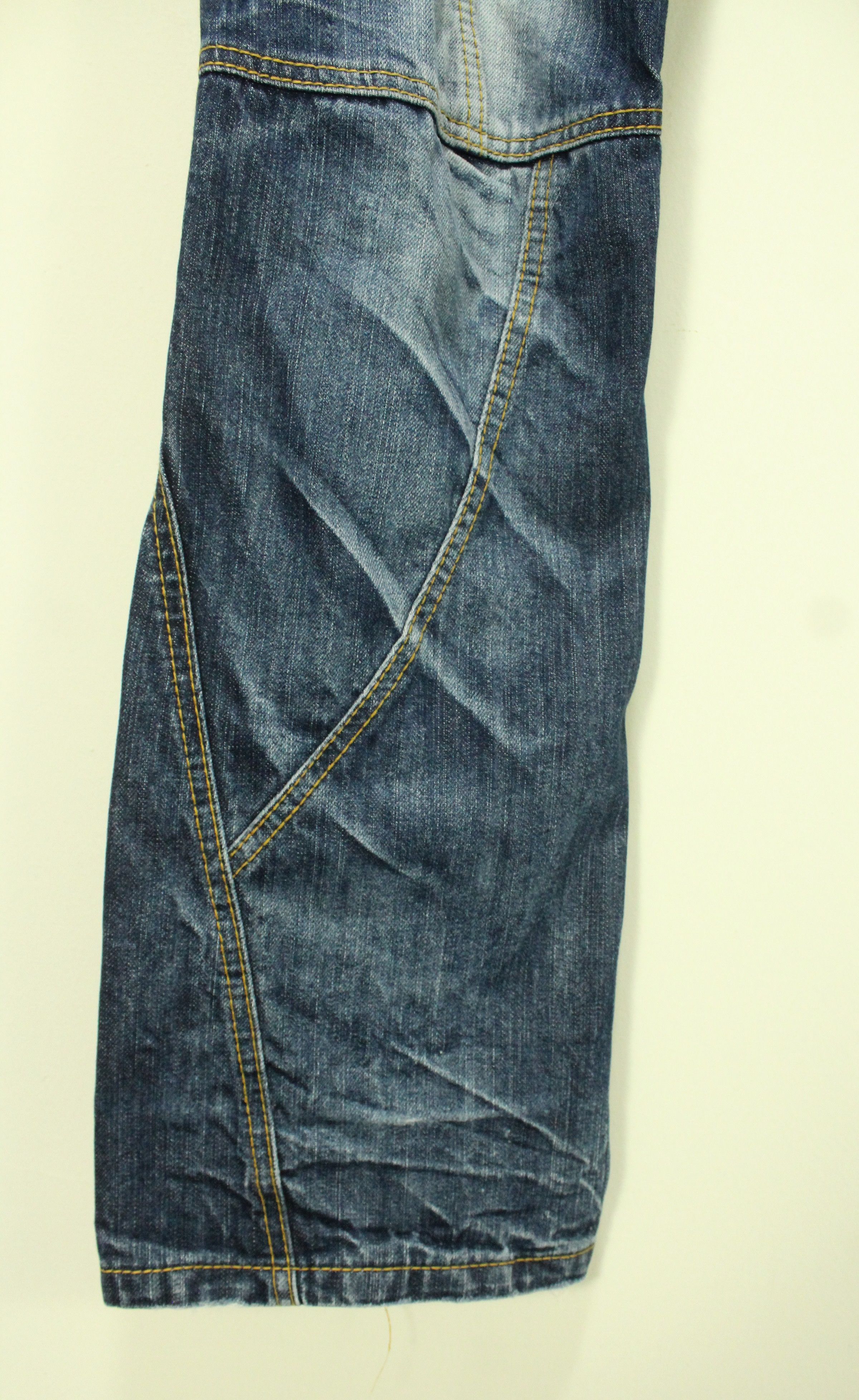 Matsuda Flared NICOLE HIDEAWAYS Denim Distressed kAPITAL LGB Style Size US 32 / EU 48 - 7 Thumbnail