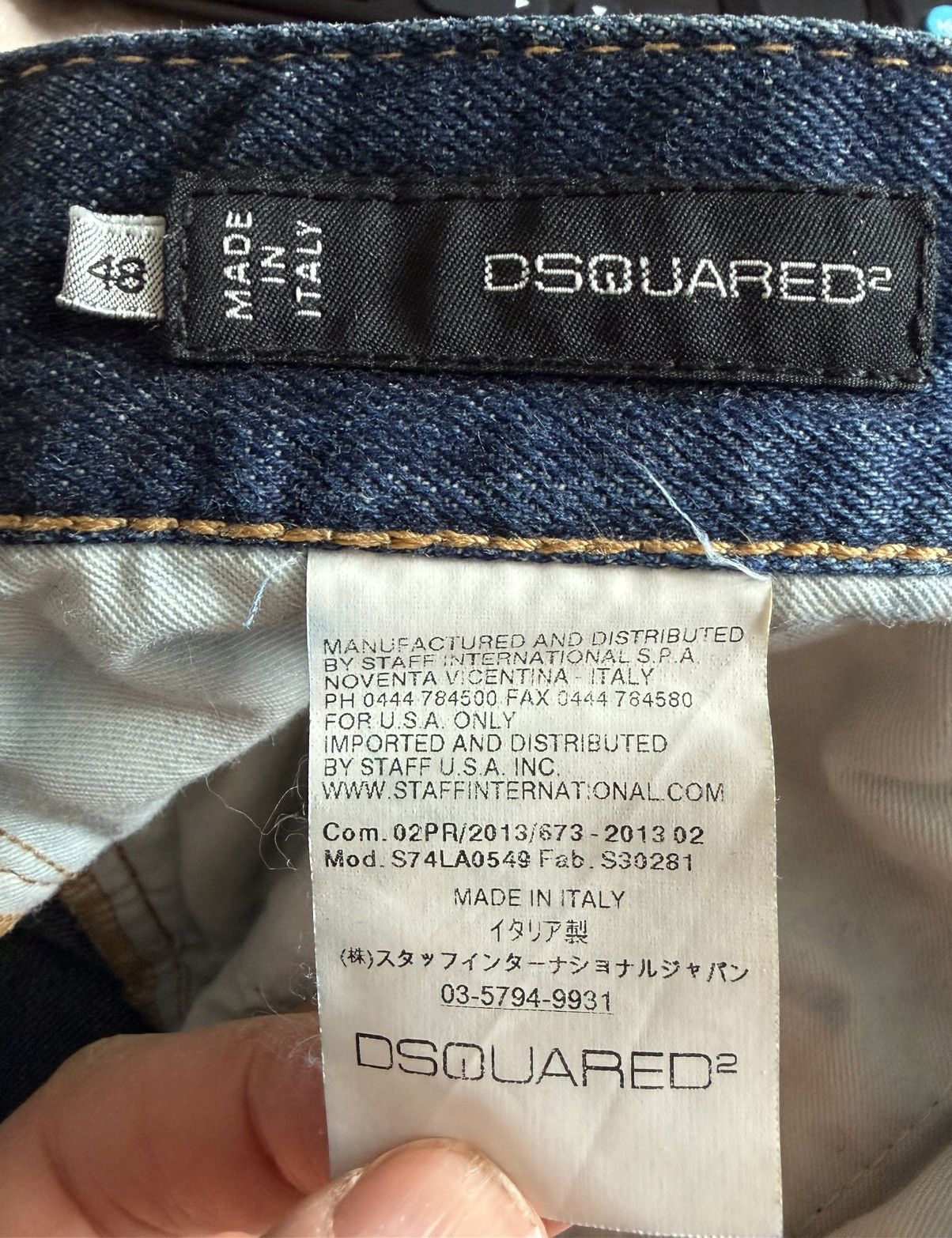 Dsquared2 Dsquared2 Men's Blue Jeans Distressed Size 48 🇮🇹 (32) Size US 32 / EU 48 - 10 Thumbnail