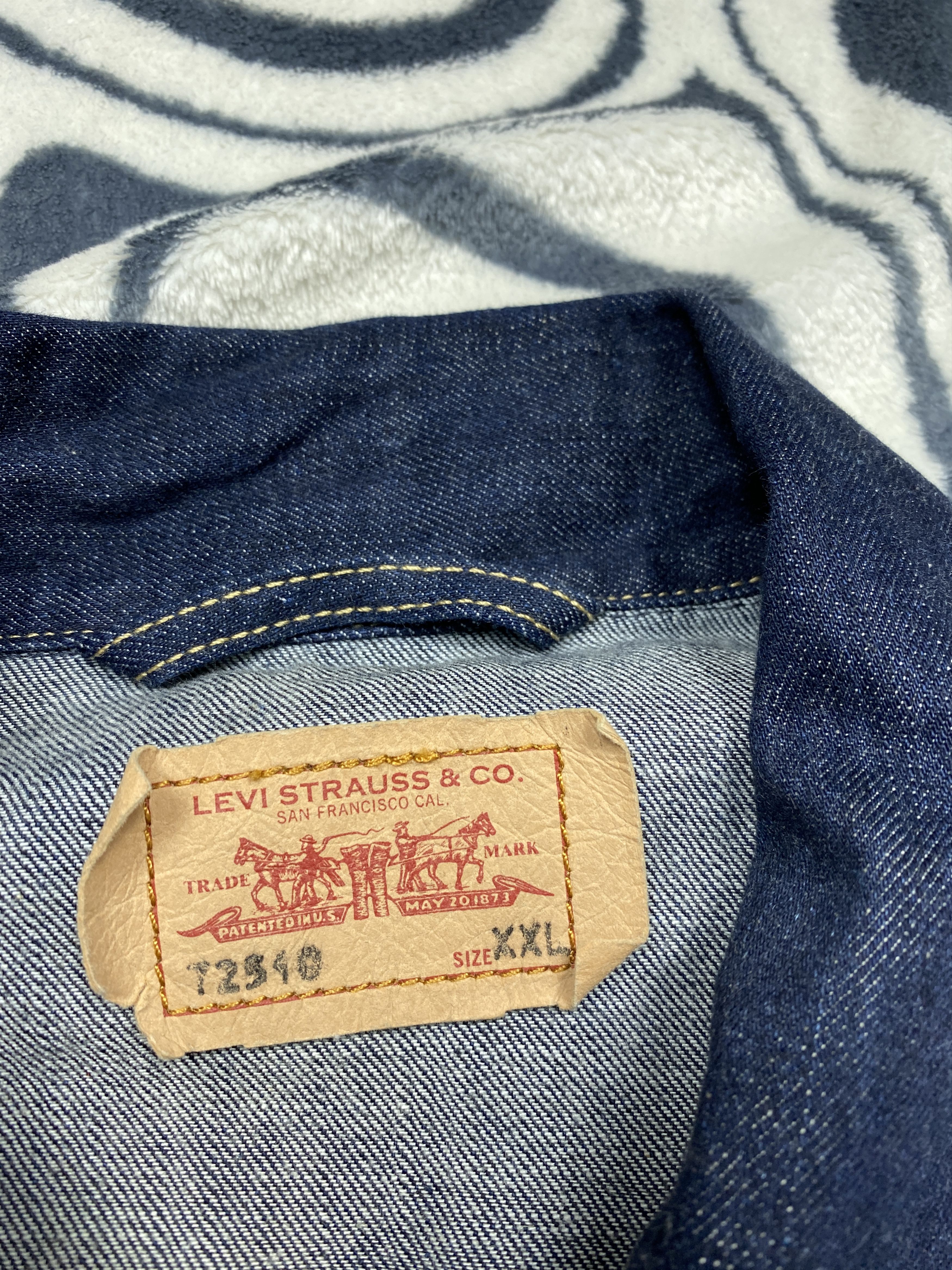 Levi's × Levi's Vintage Clothing Vintage Levis Denim Jacket Jeans Y2K Size US XXL / EU 58 / 5 - 4 Thumbnail