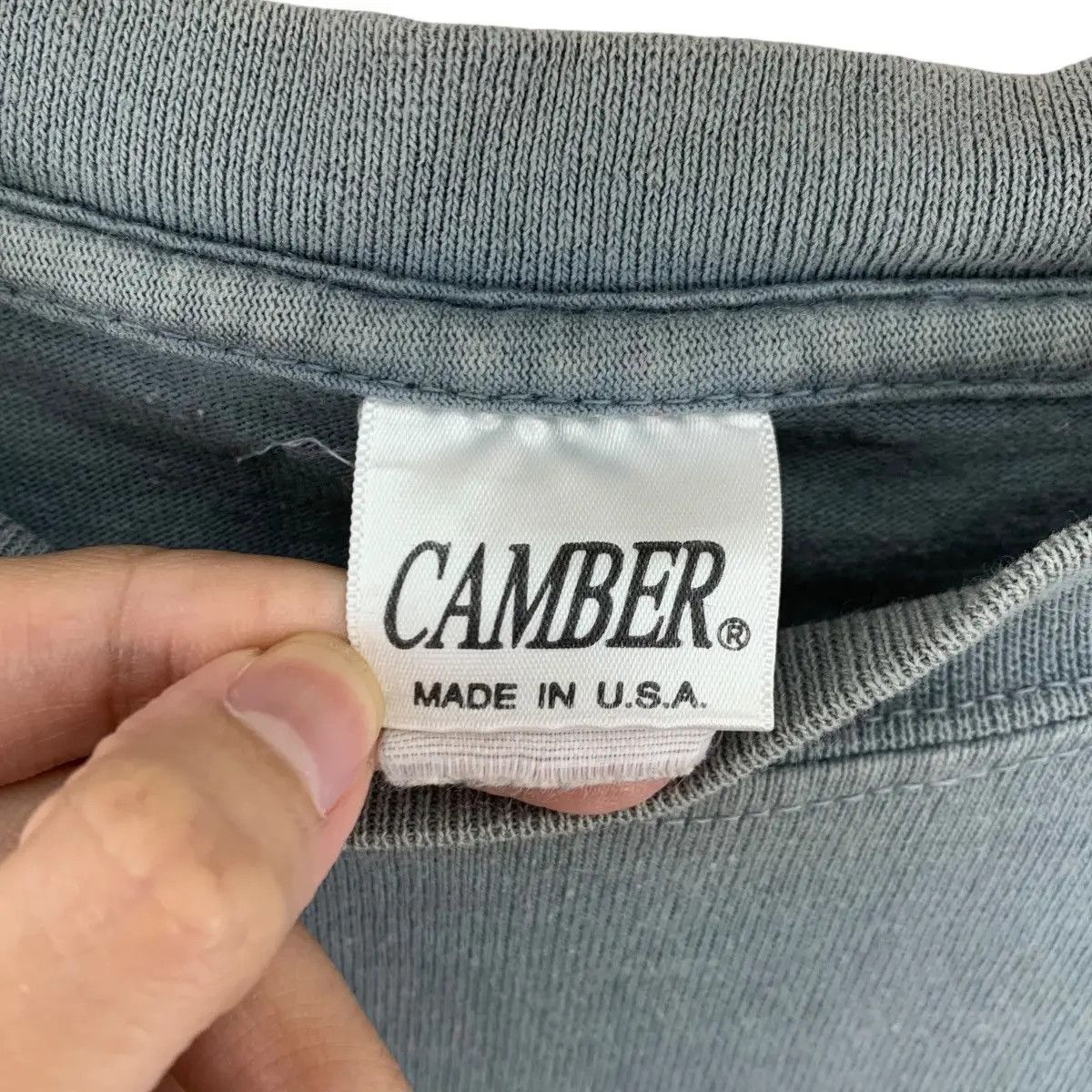Camber Vintage 90’ CAMBER USA Natural Sun Faded Tee Shirt Size US L / EU 52-54 / 3 - 5 Thumbnail