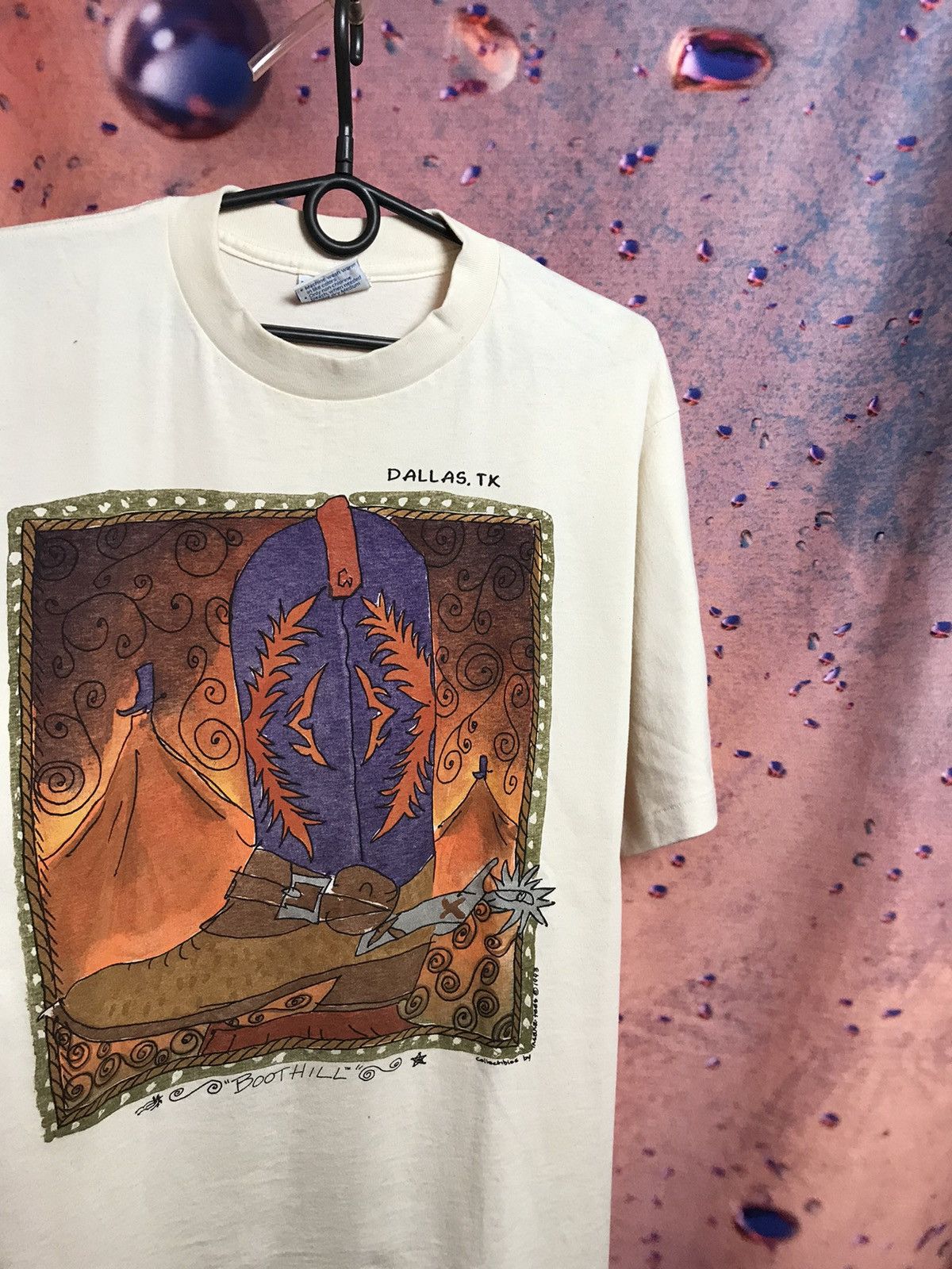 Band Tees × Vintage Vintage 90s Boothill Dallas band streetwear tee Size US L / EU 52-54 / 3 - 1 Thumbnail