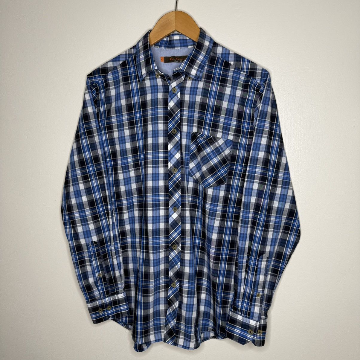 Ben Sherman Ben Sherman Men’s Plaid Button-Up Shirt Size M Size US M / EU 48-50 / 2 - 2 Thumbnail