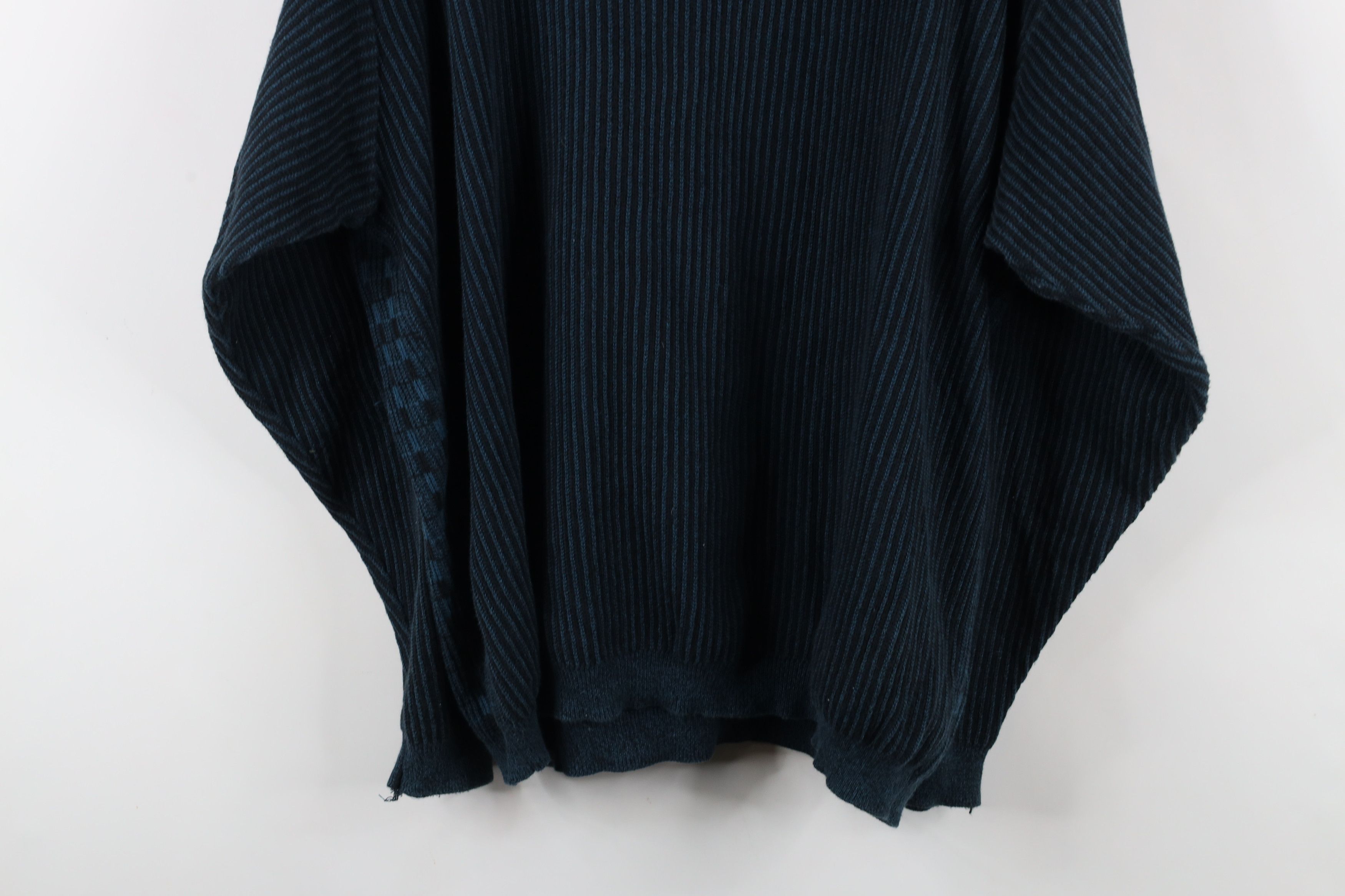 Vintage Vintage 90s Streetwear Checkered Ribbed Knit V-Neck Sweater Size US L / EU 52-54 / 3 - 10 Thumbnail