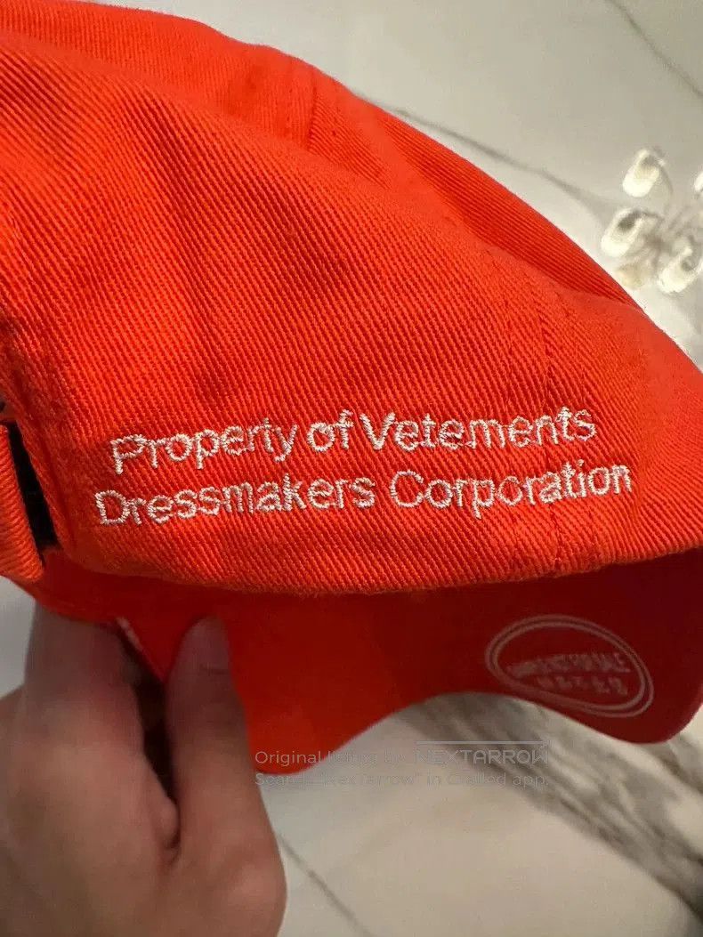 Vetements Vetements Reebok For Rent Cap. Size ONE SIZE - 6 Thumbnail