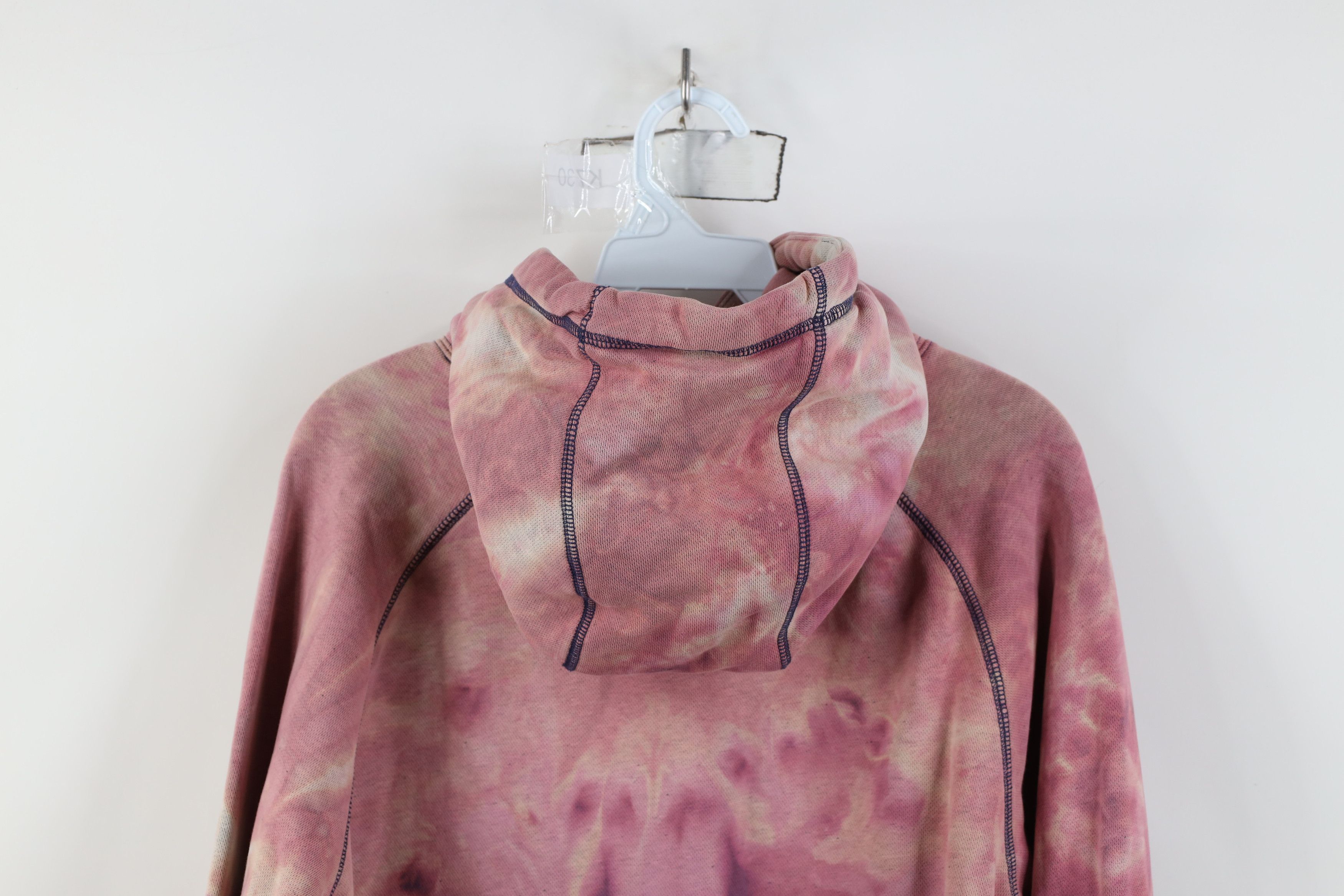 Nike Vintage Y2K Nike Big Swoosh Acid Wash Hoodie Sweatshirt Size US L / EU 52-54 / 3 - 13 Thumbnail