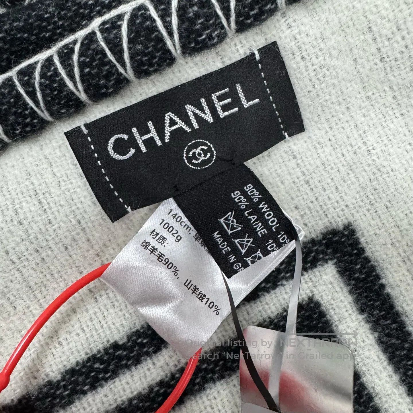 Chanel Chanel 21B Classic Double-C Logo, Double-Sided, Cashmere S Size ONE SIZE - 4 Thumbnail