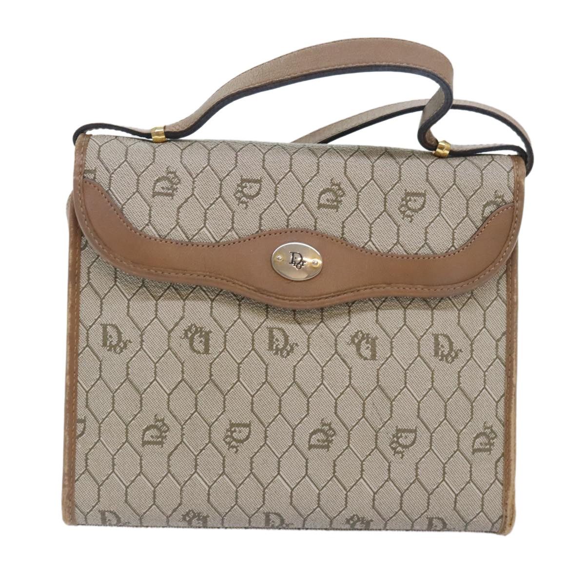 Dior DIOR Honeycomb Canvas Bag Pvc Leather Beige Gold Size ONE SIZE - 2 Thumbnail
