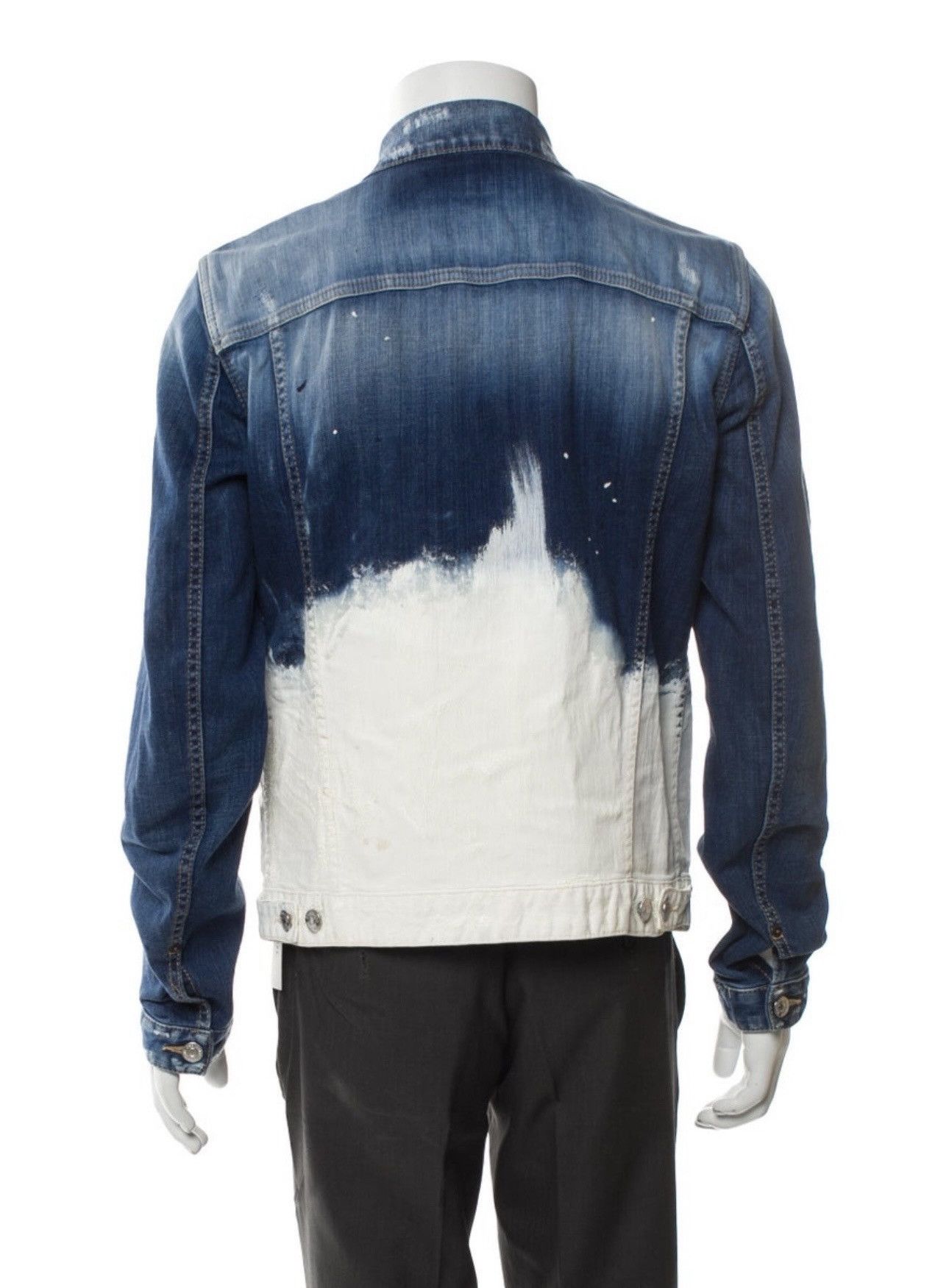 Dsquared2 DSquared2 Denim Painters Denim Jacket Size US L / EU 52-54 / 3 - 3 Thumbnail