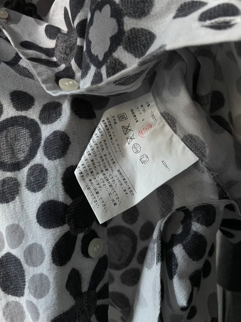 Comme des Garcons Comme Des Garcons Floral printed long-sleeved shirt Size S / US 4 / IT 40 - 5 Thumbnail