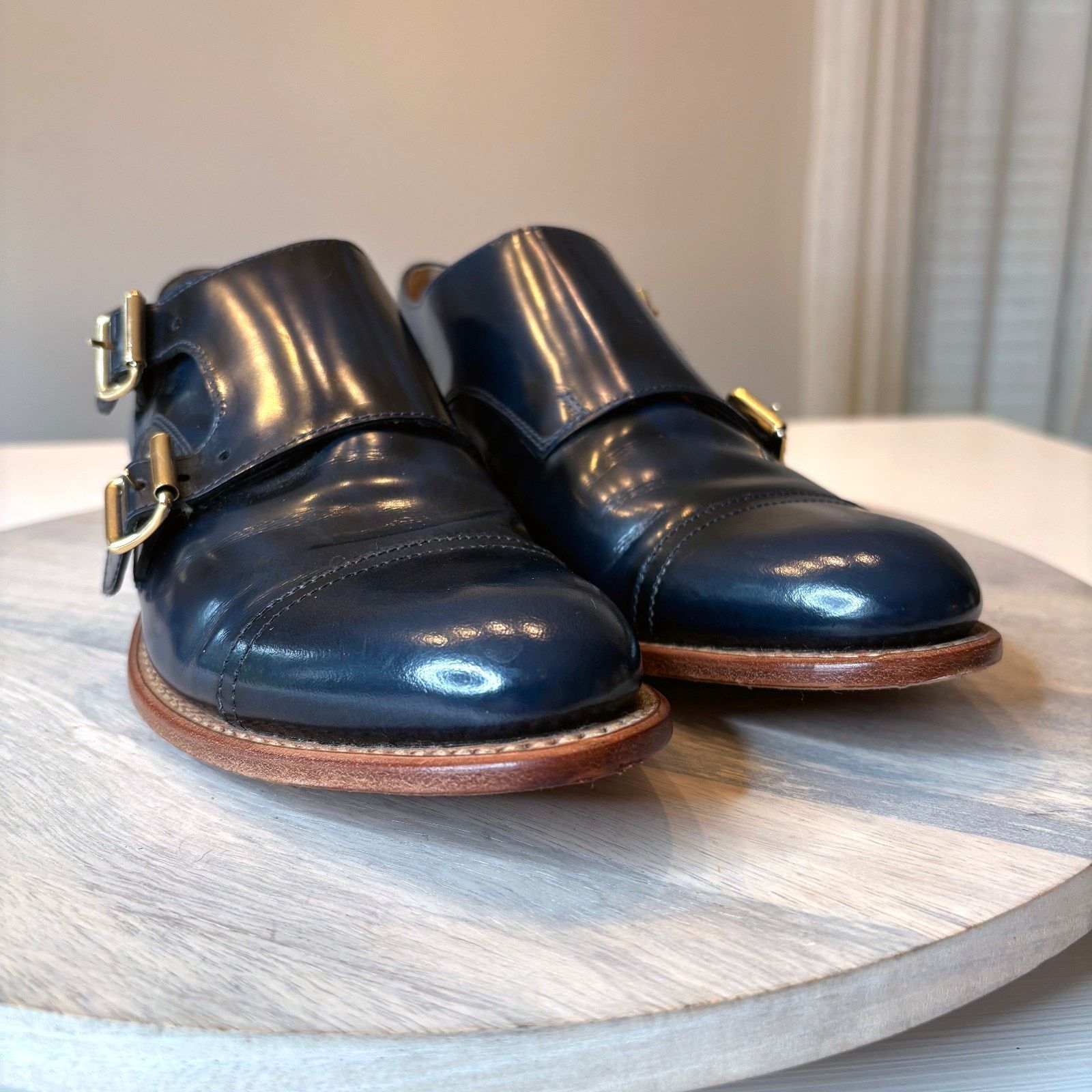 Kendra Scott Angela Scott Mr. Colin Double Monk Strap Shoes US Size 10 Size US 10 / IT 40 - 5 Thumbnail
