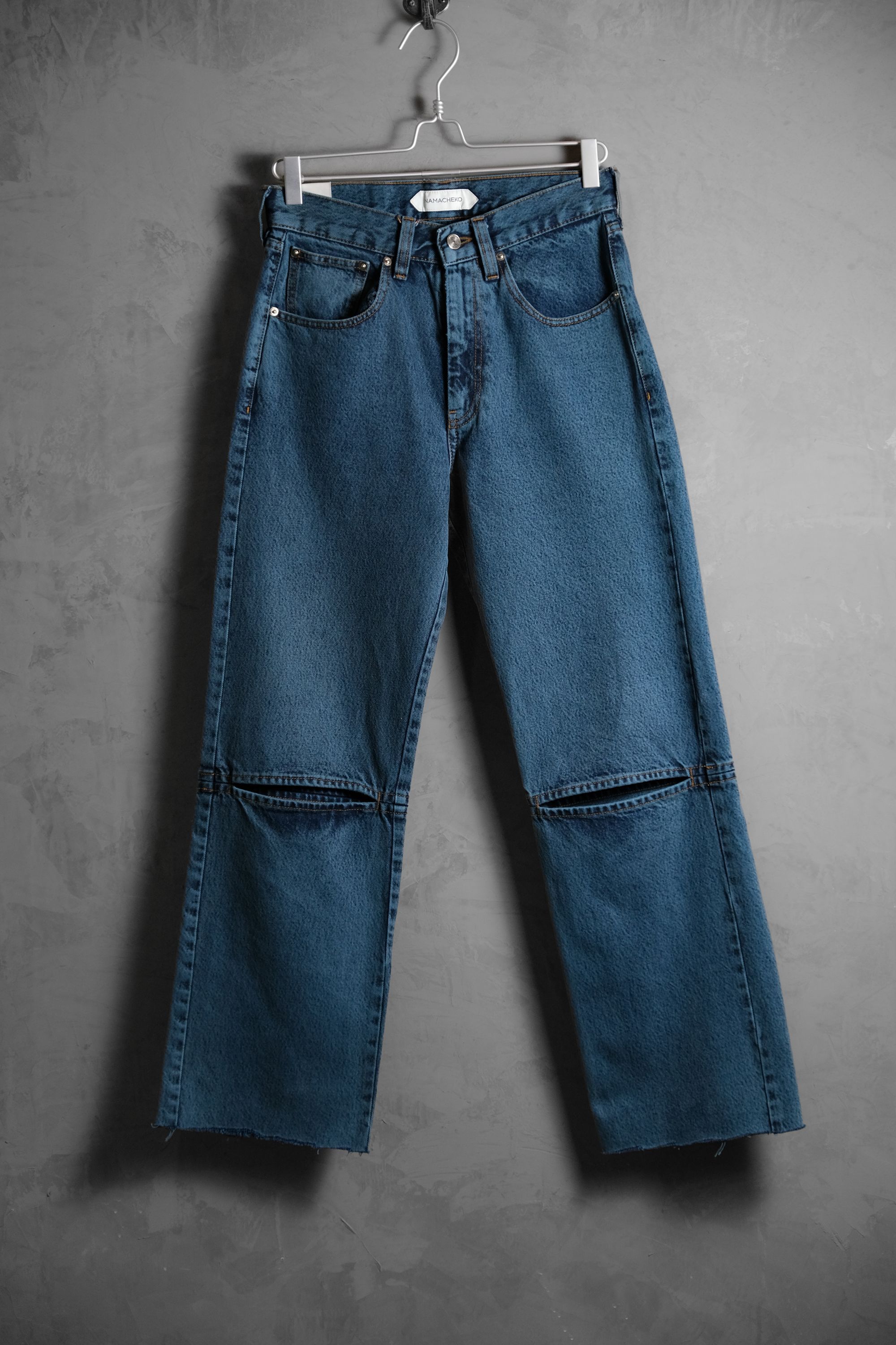 Namacheko NAMACHEKO ISIN Denim Jeans - Snow Wash Overdye Size US 30 / EU 46 - 3 Thumbnail